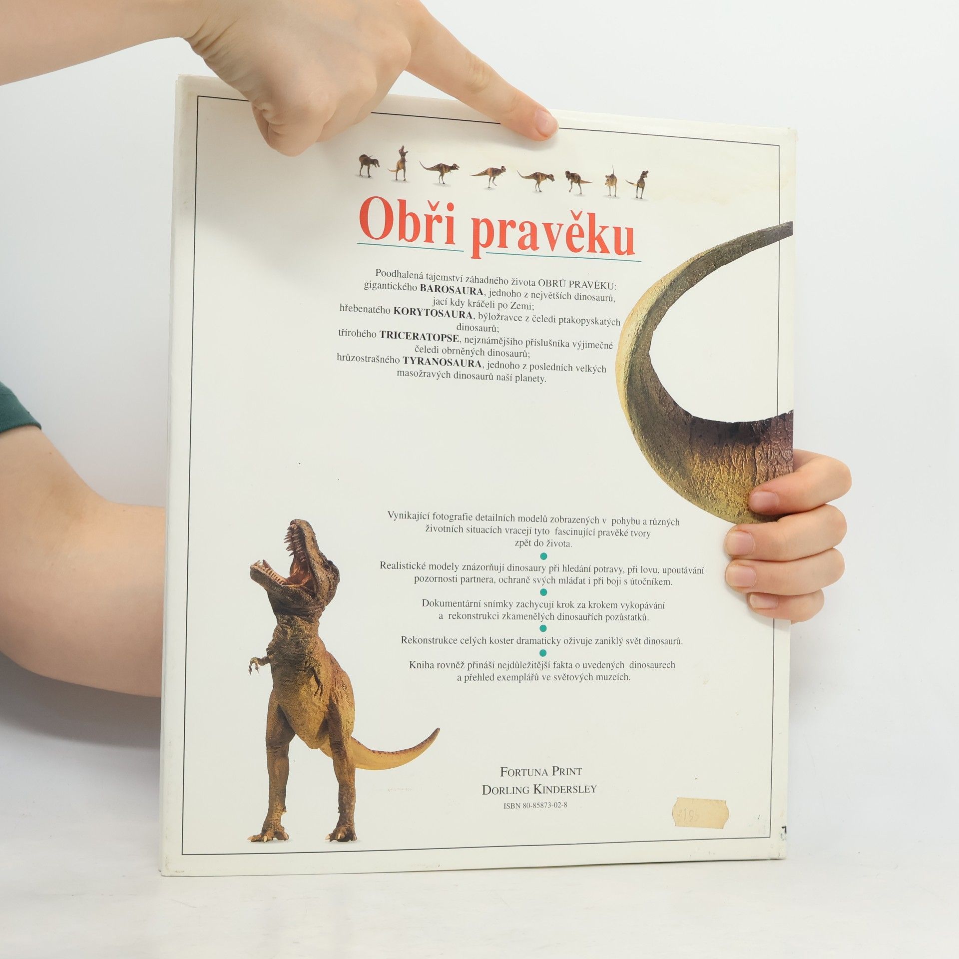 Milan Thurzo Obři pravěku : Barosaurus, Corythosaurus, Triceratops, Tyrannosaurus