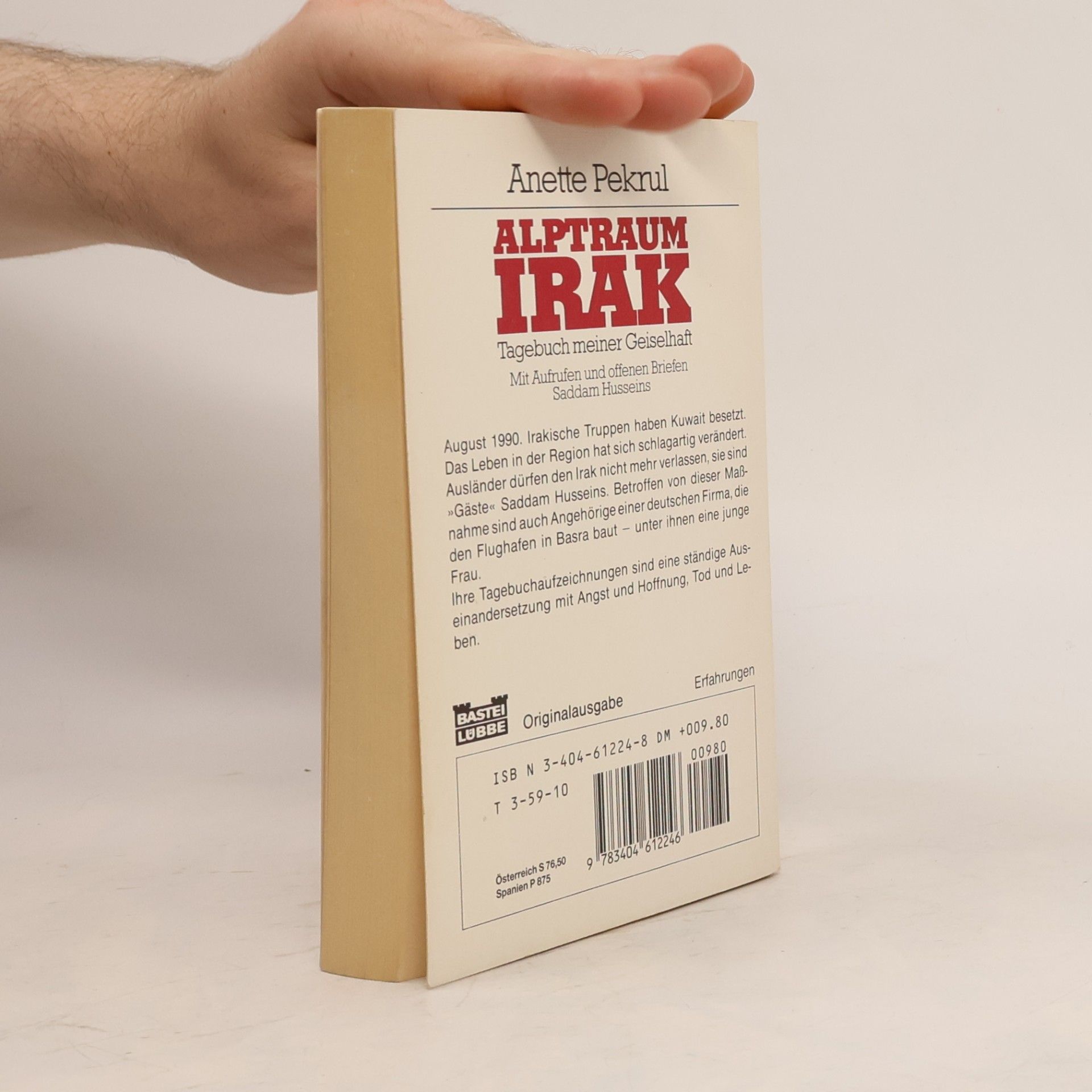 Anette Pekrul Alptraum Irak