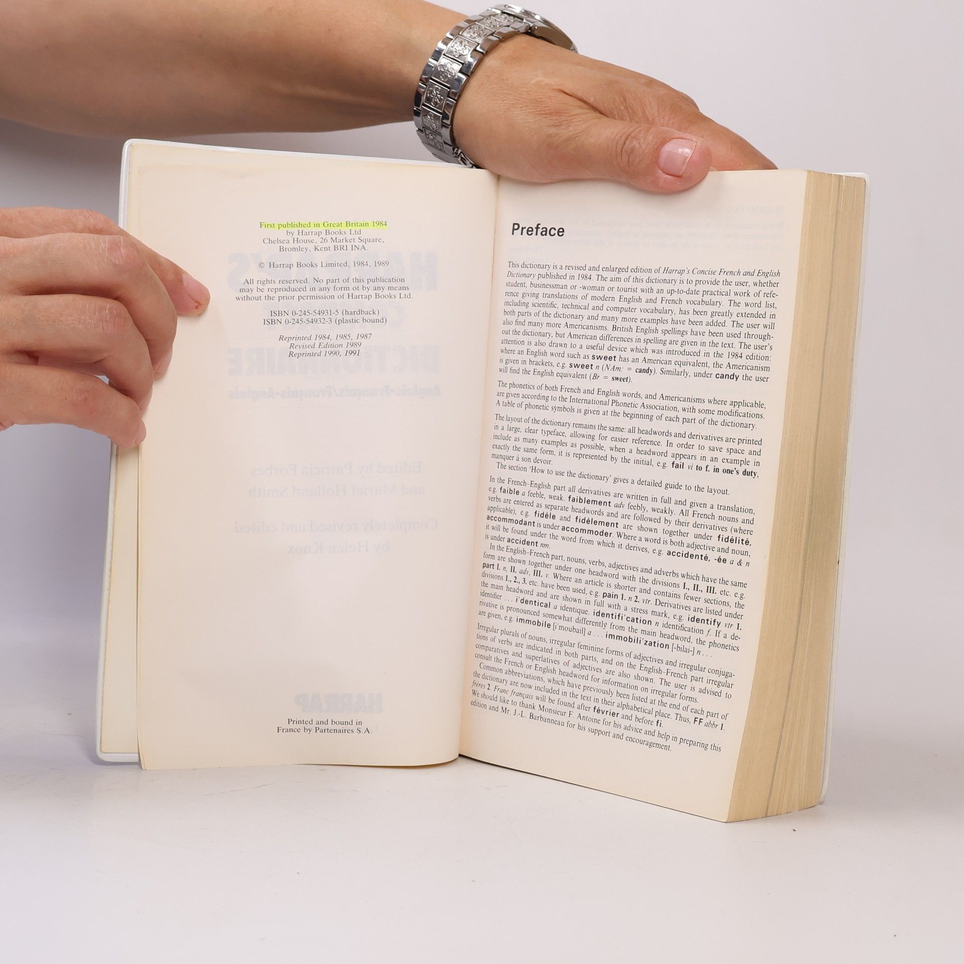 Patricia Forbes Harrap's Concise French-English Dictionary