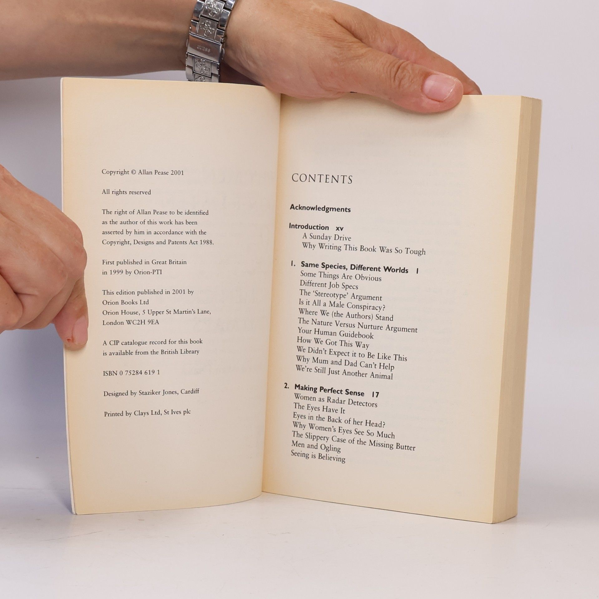 Allan Pease Why Men Don't Listen & Women Can't Read Maps