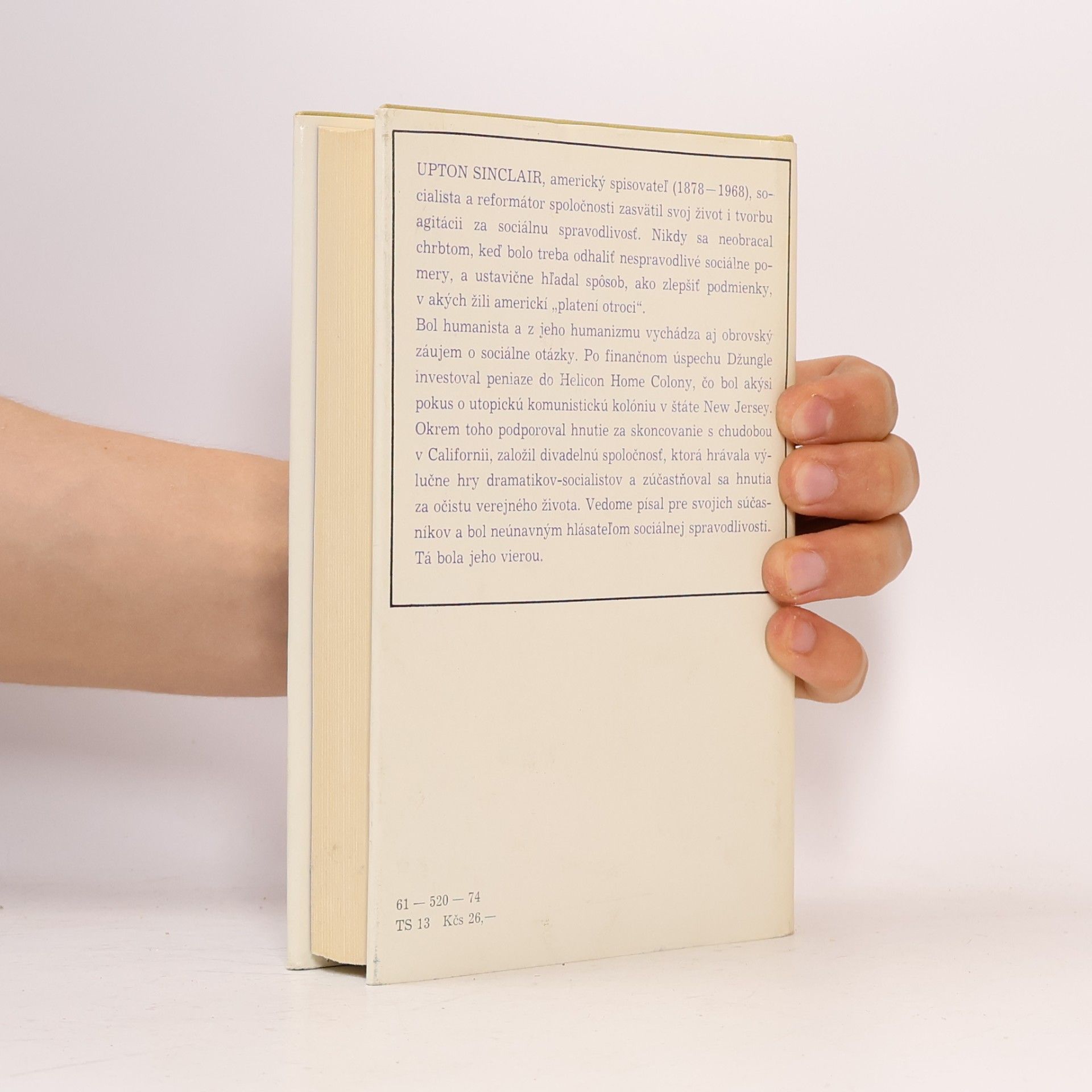 Upton Sinclair Jeho veličenstvo uhlie