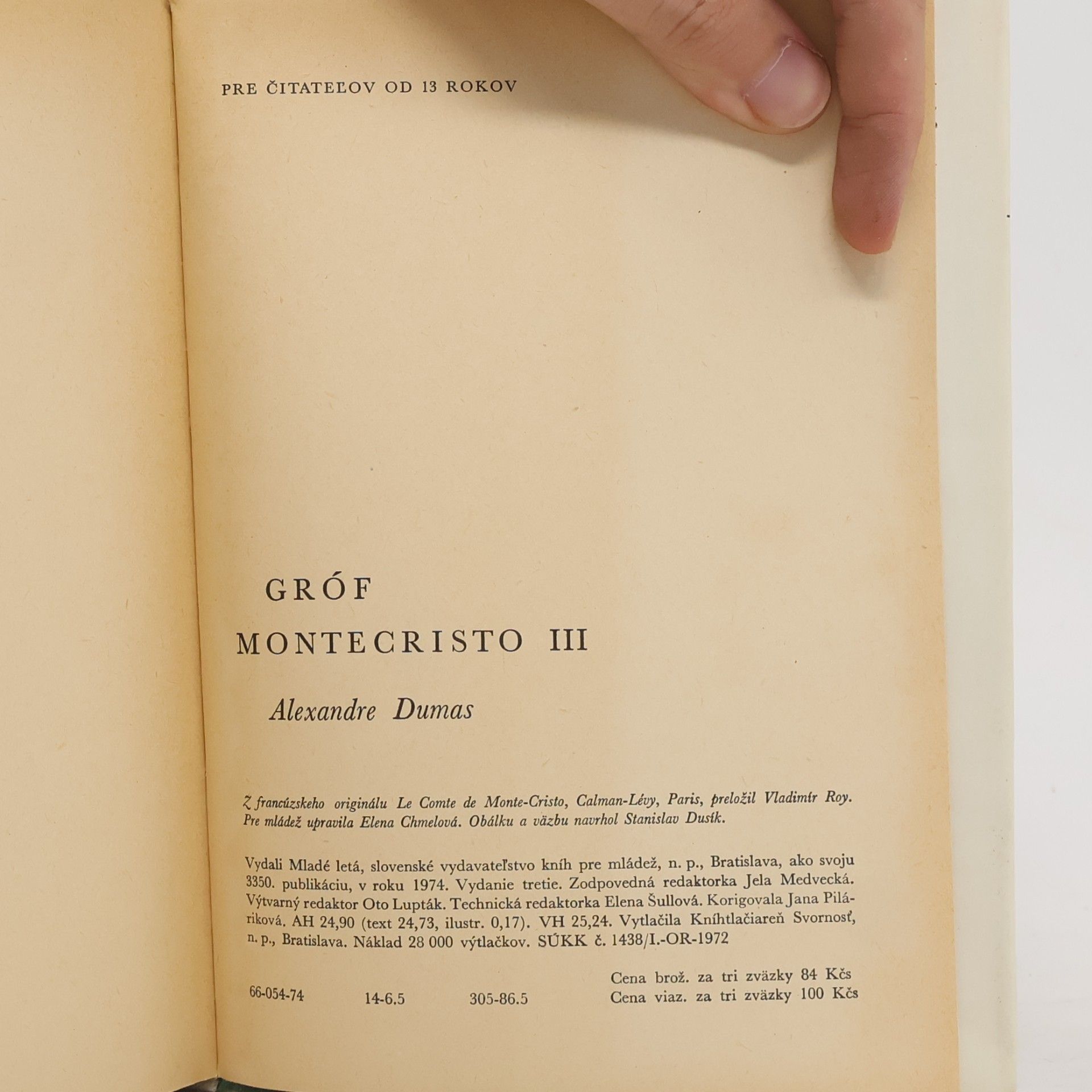 Alexandre Dumas starší Gróf Montecristo III.