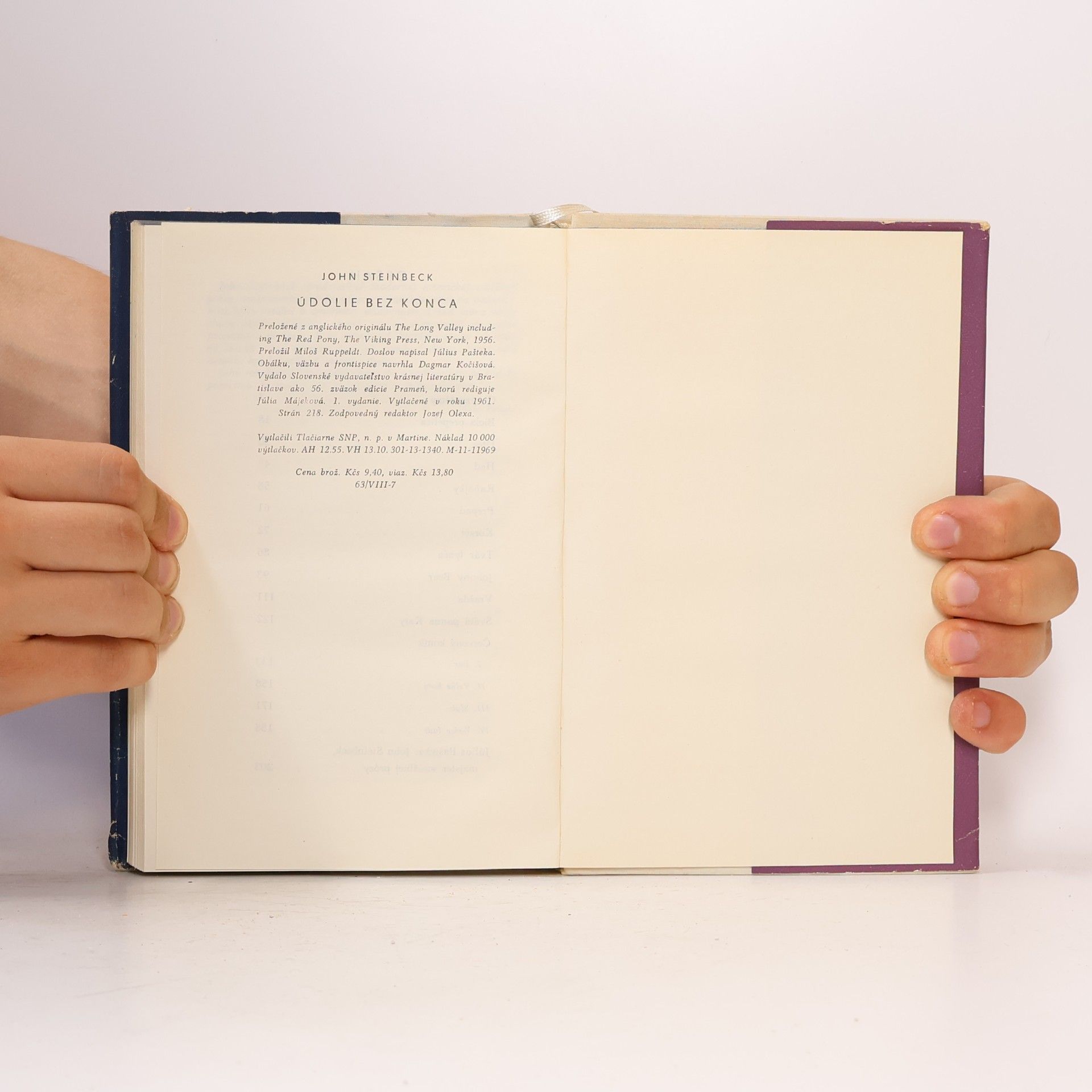 John Steinbeck Údolie bez konca