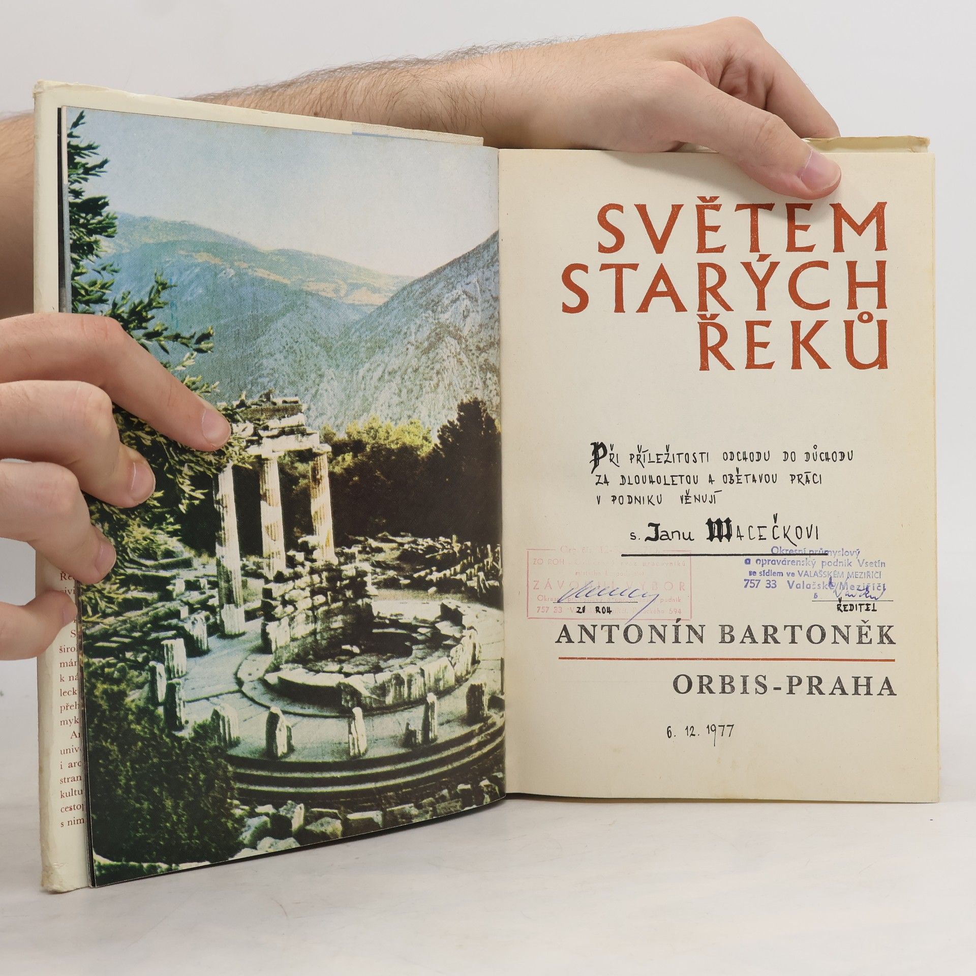 Antonín Bartoněk Světem starých Řeků