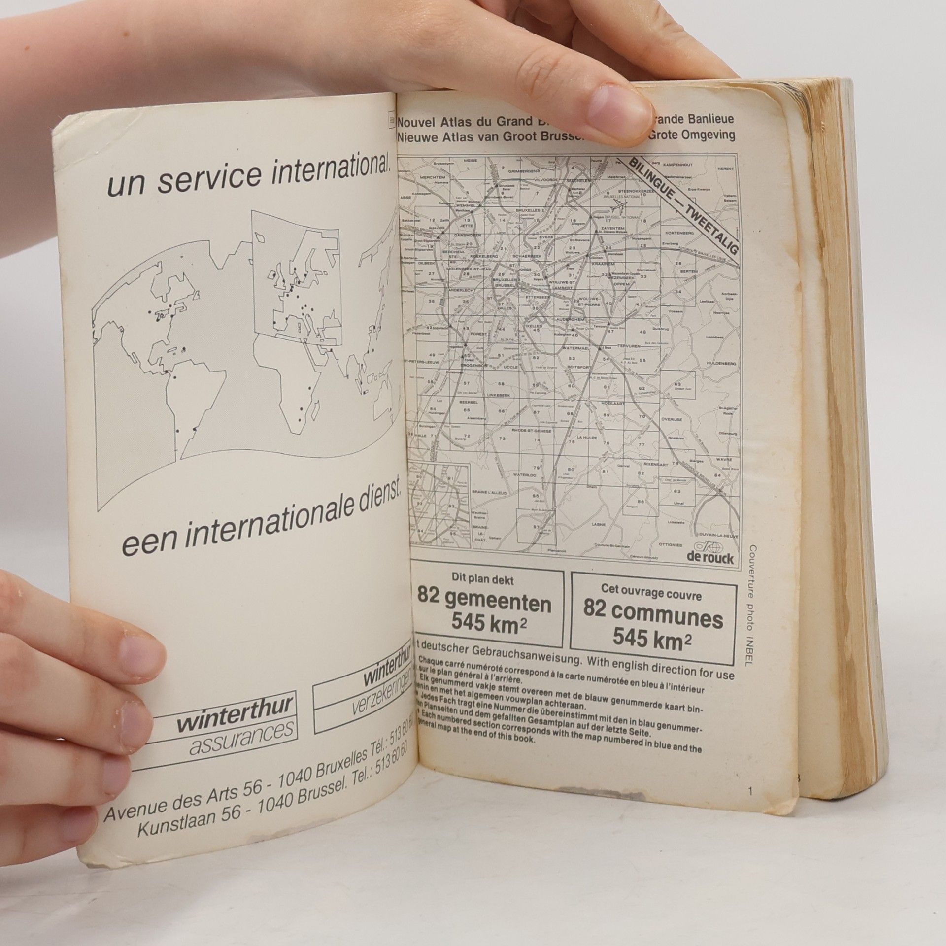 Collectif d'auteurs Nouvel atlas du grand Bruxelles et grande banlieue
