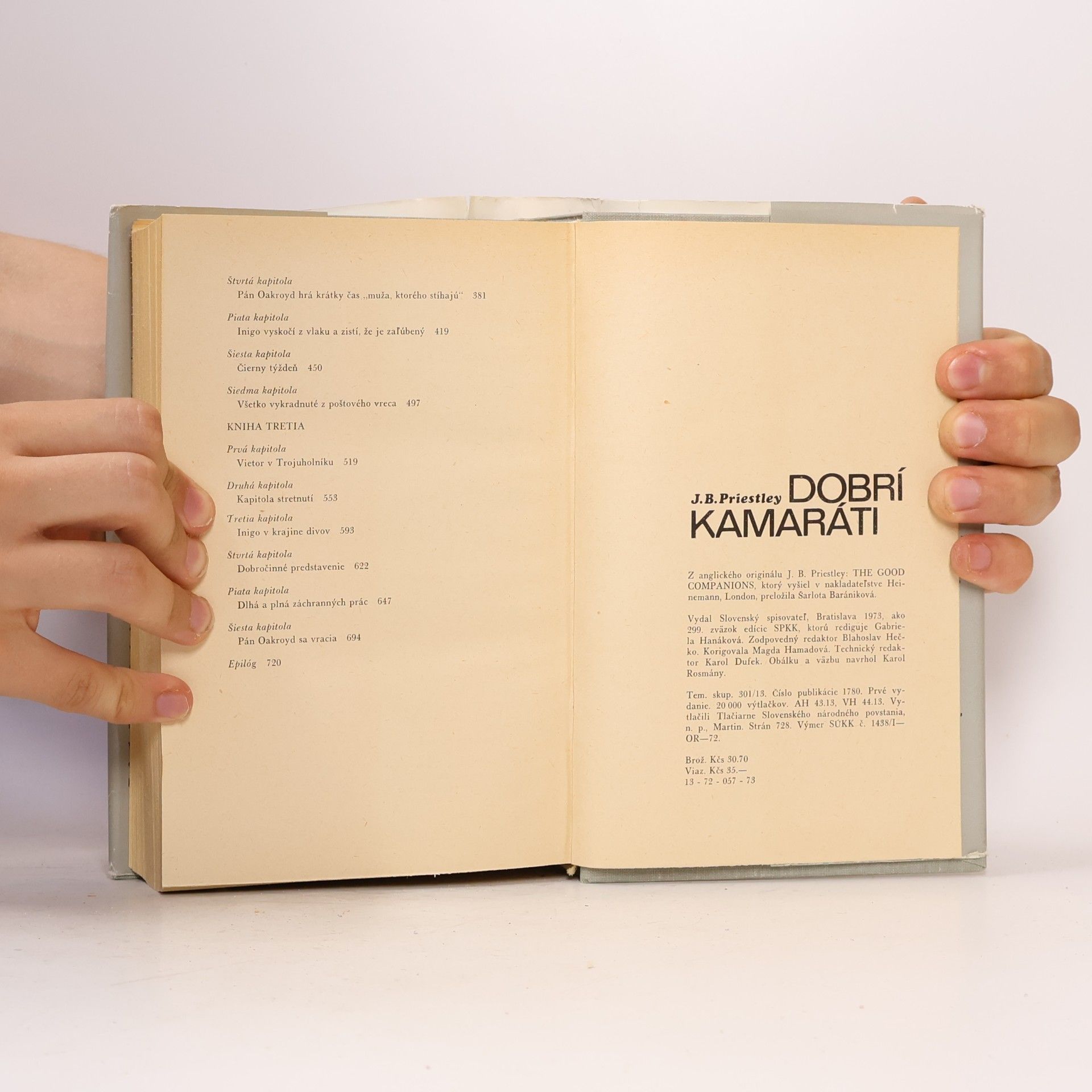 J. B. Priestley Dobrí kamaráti