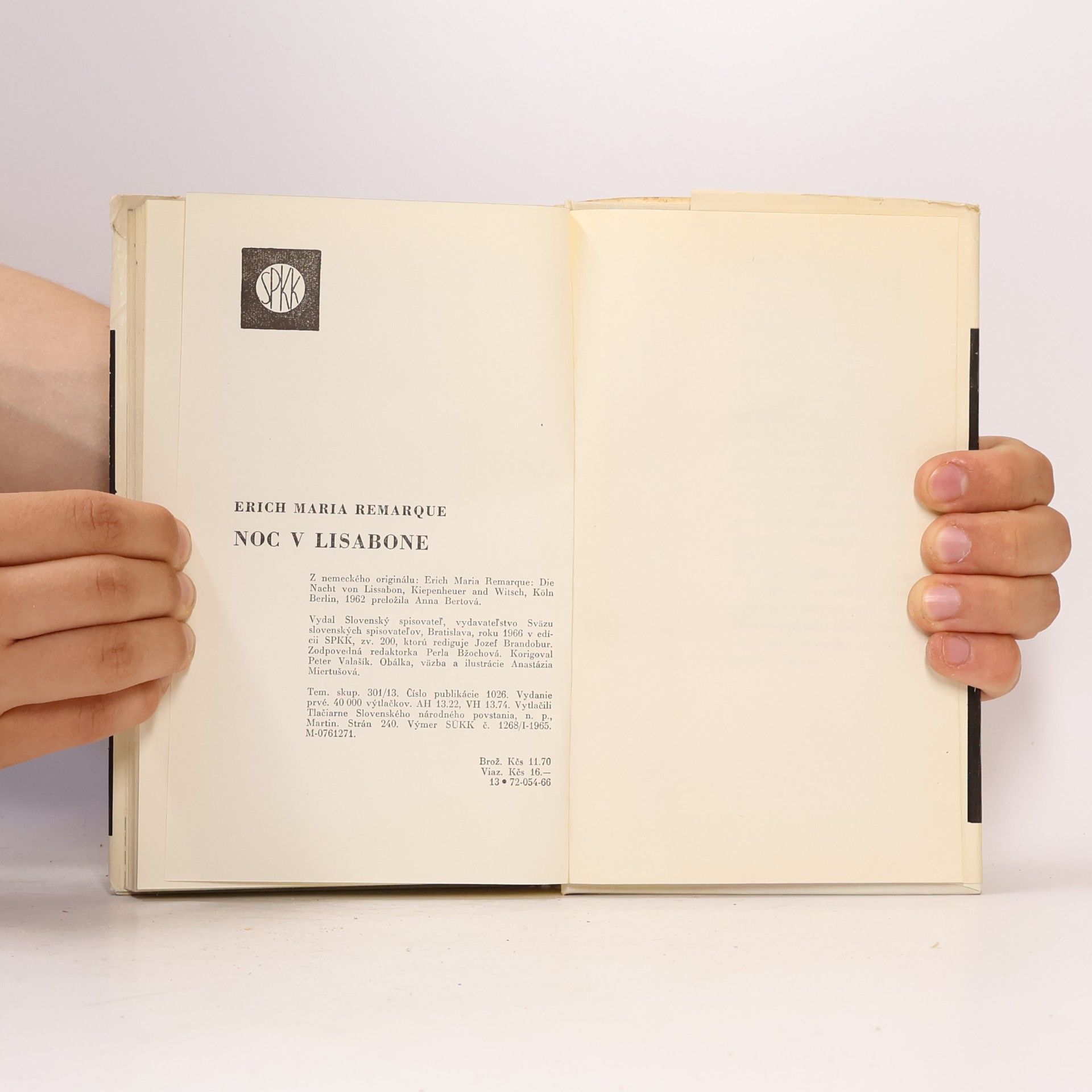 Erich Maria Remarque Noc v Lisabone