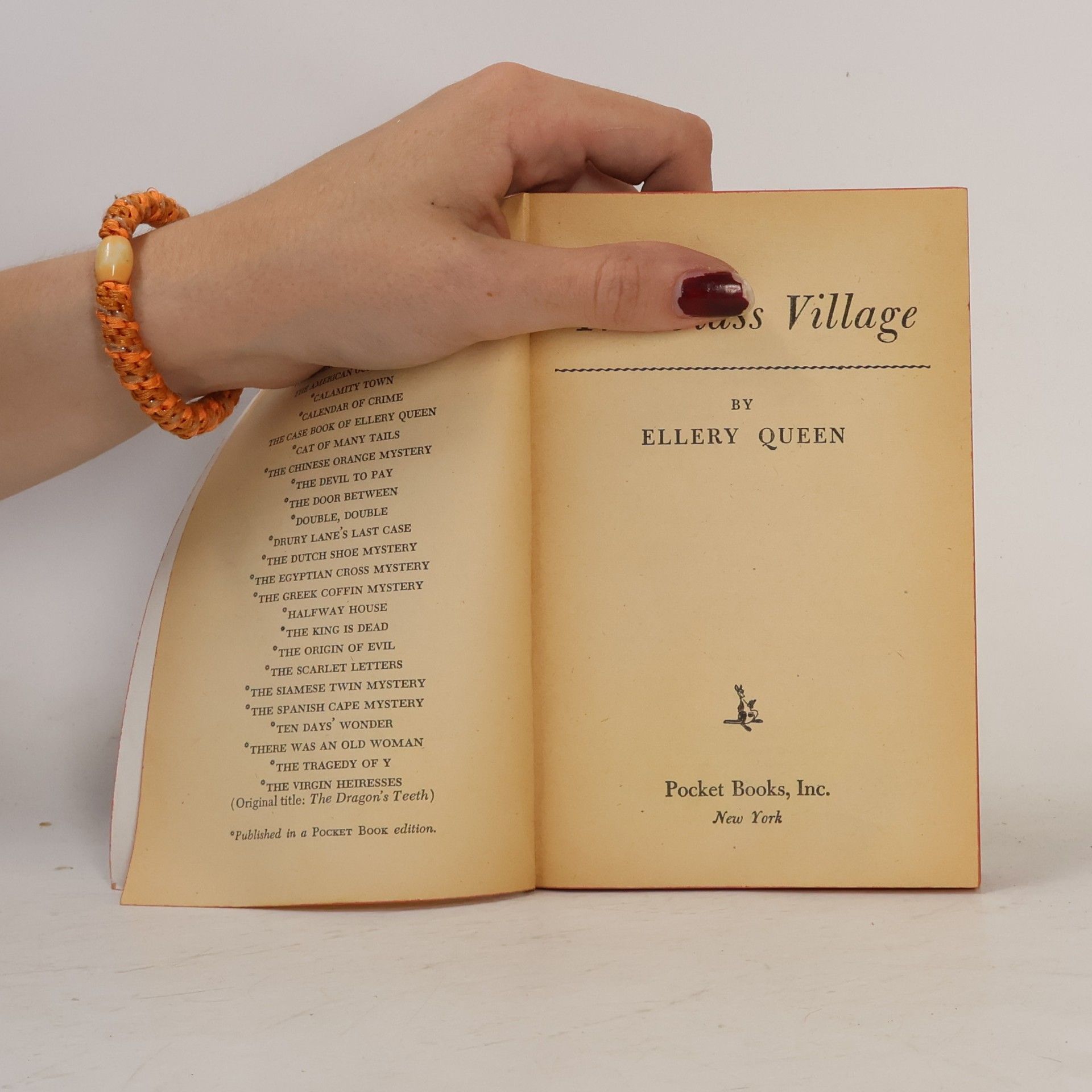 Ellery Queen The Glass Village