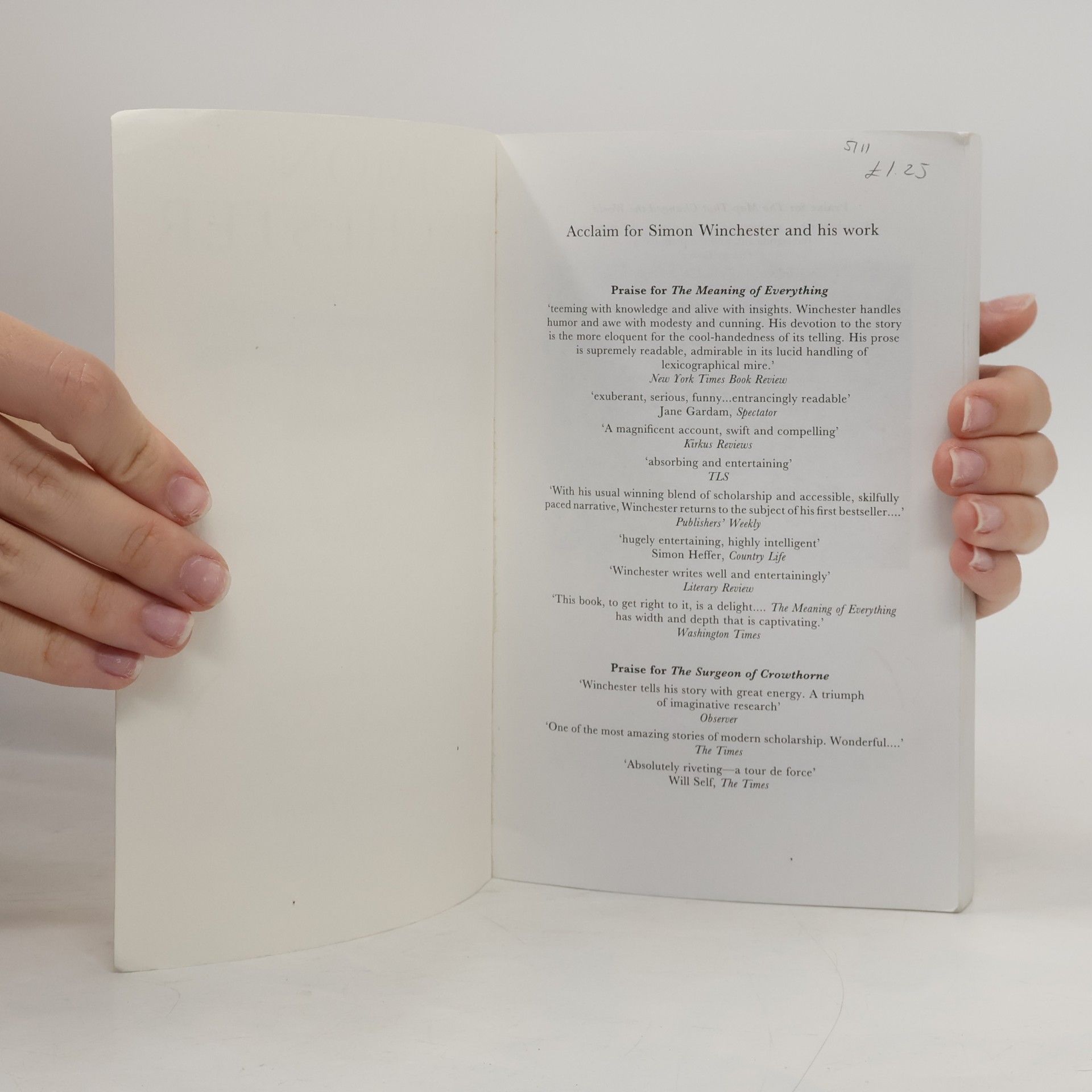 Simon Winchester The Meaning of Everything