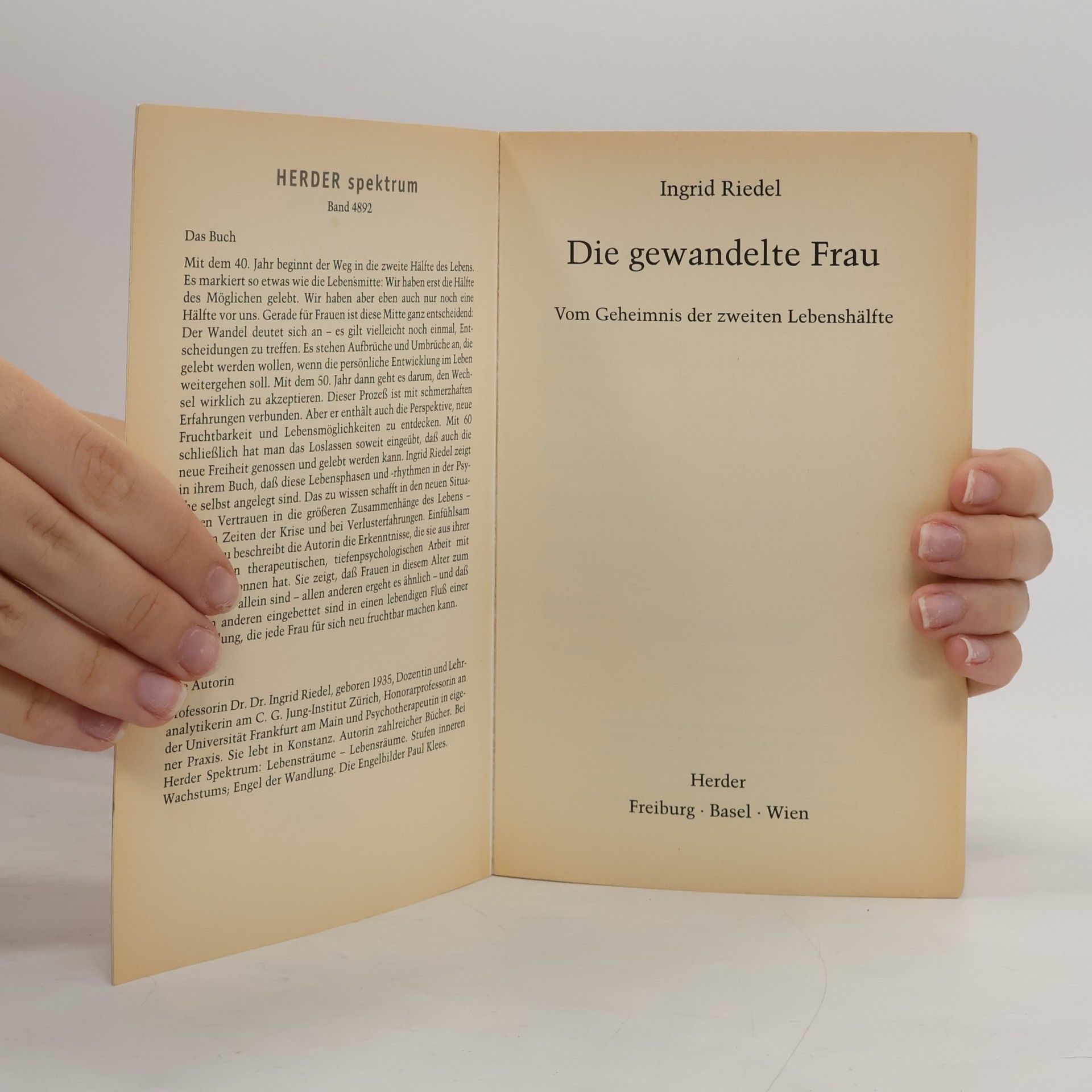 Ingrid Riedel Die Gewandelte Frau