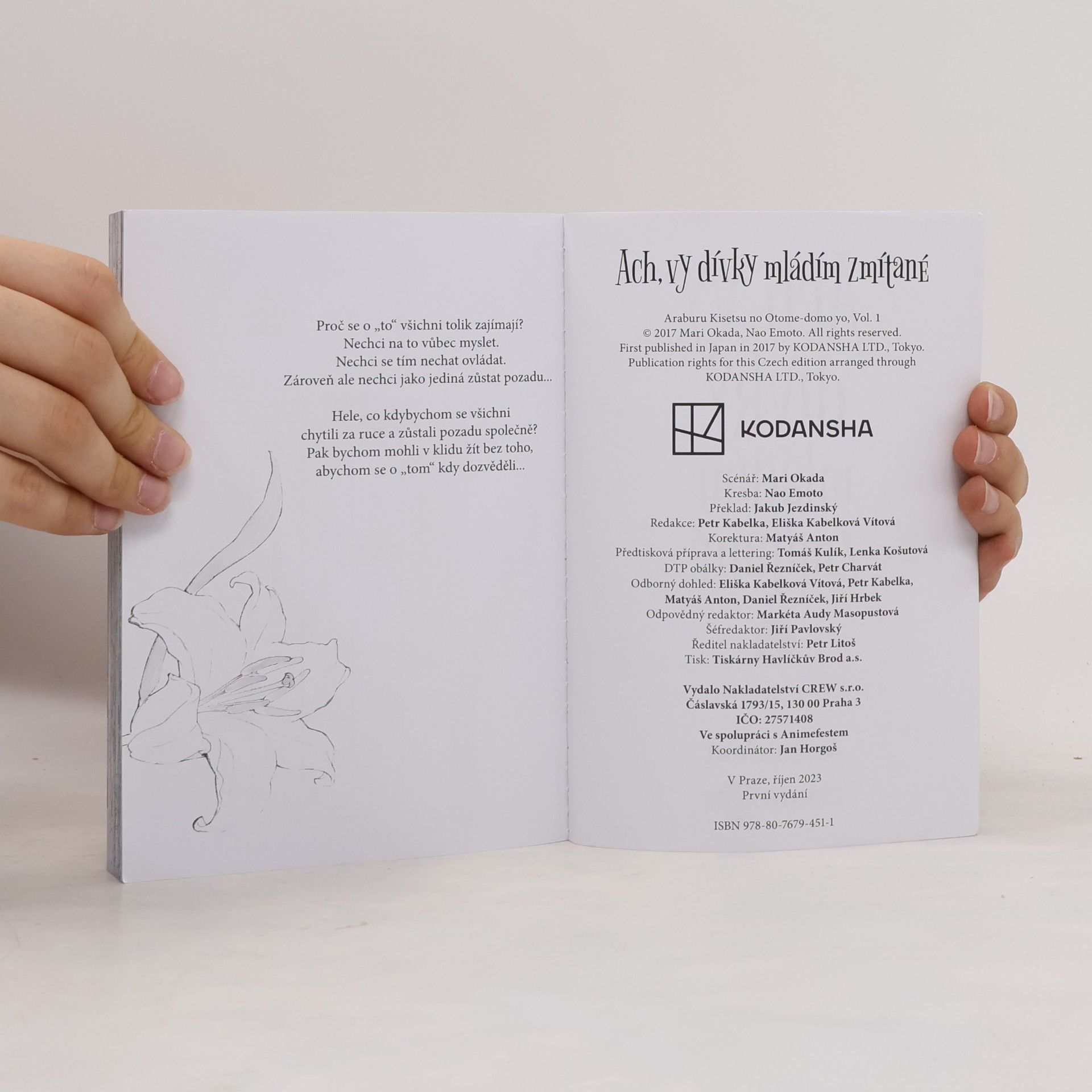 Mari Okada Ach, vy dívky mládím zmítané 1