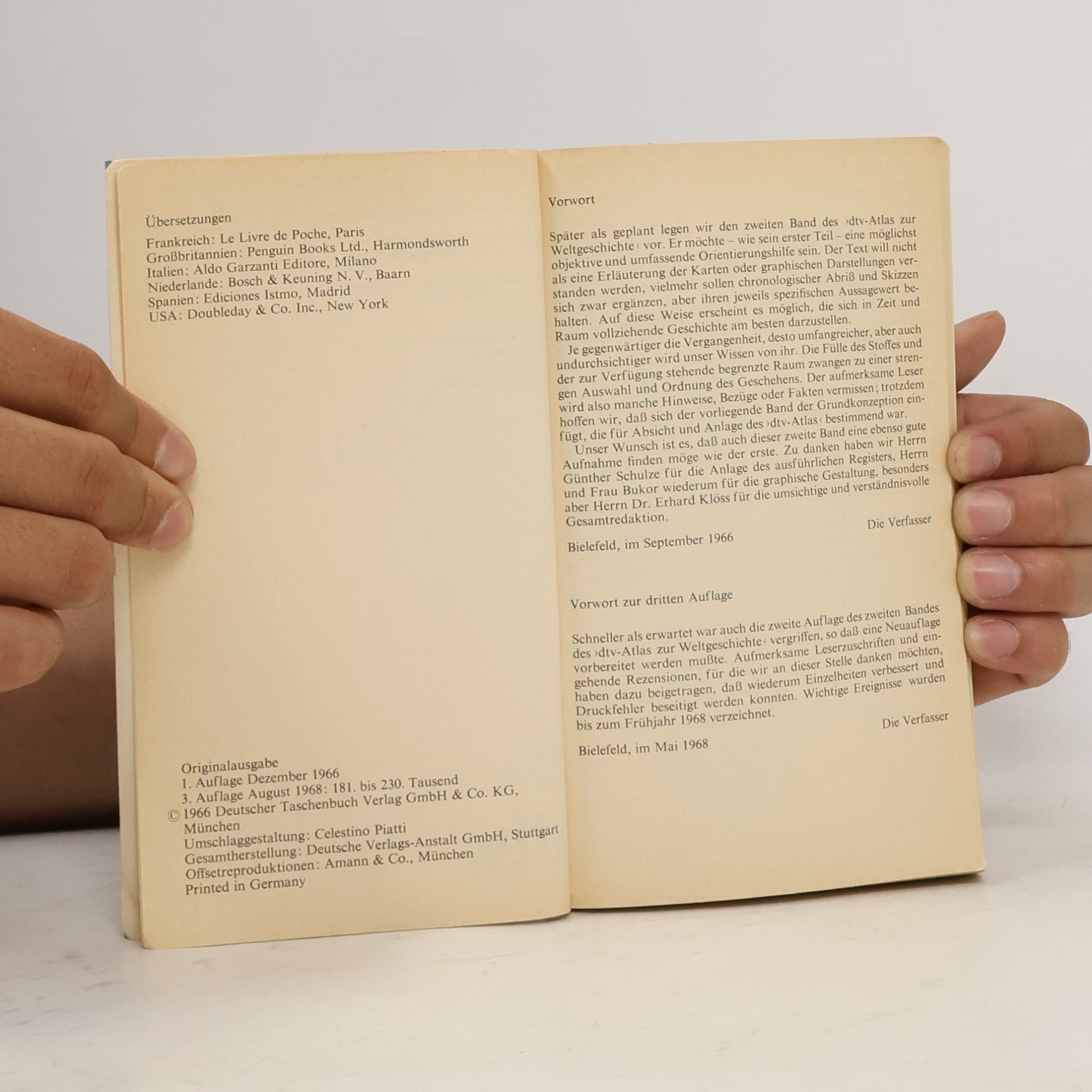 Hermann Kinder Dtv-Atlas zur Weltgeschichte. Band 2