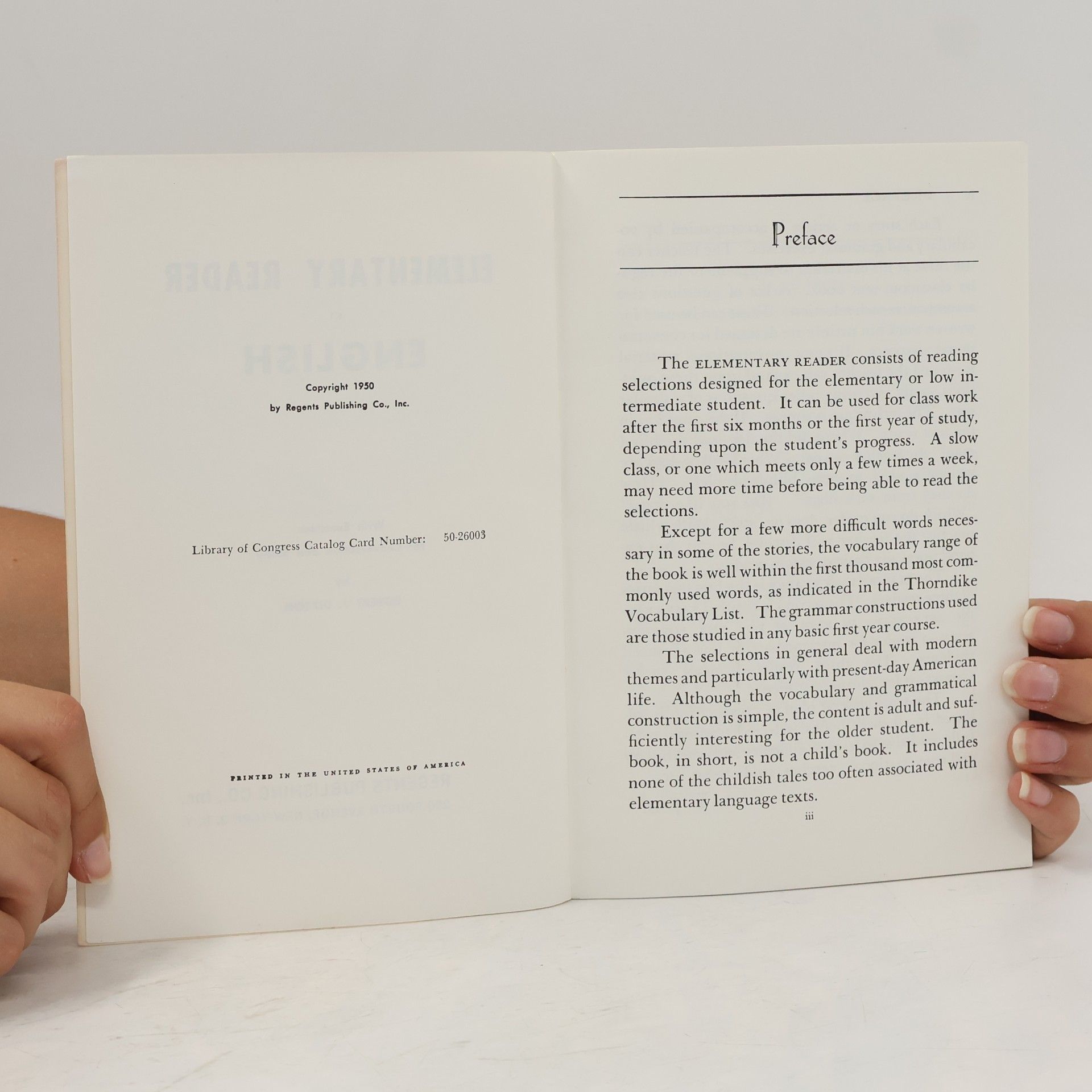 Robert J. Dixson Elementady Reader in English