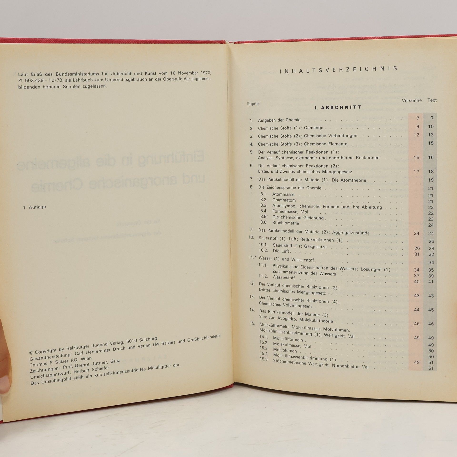 Rudolf Kohlhauser Allgemeine und anorganische Chemie