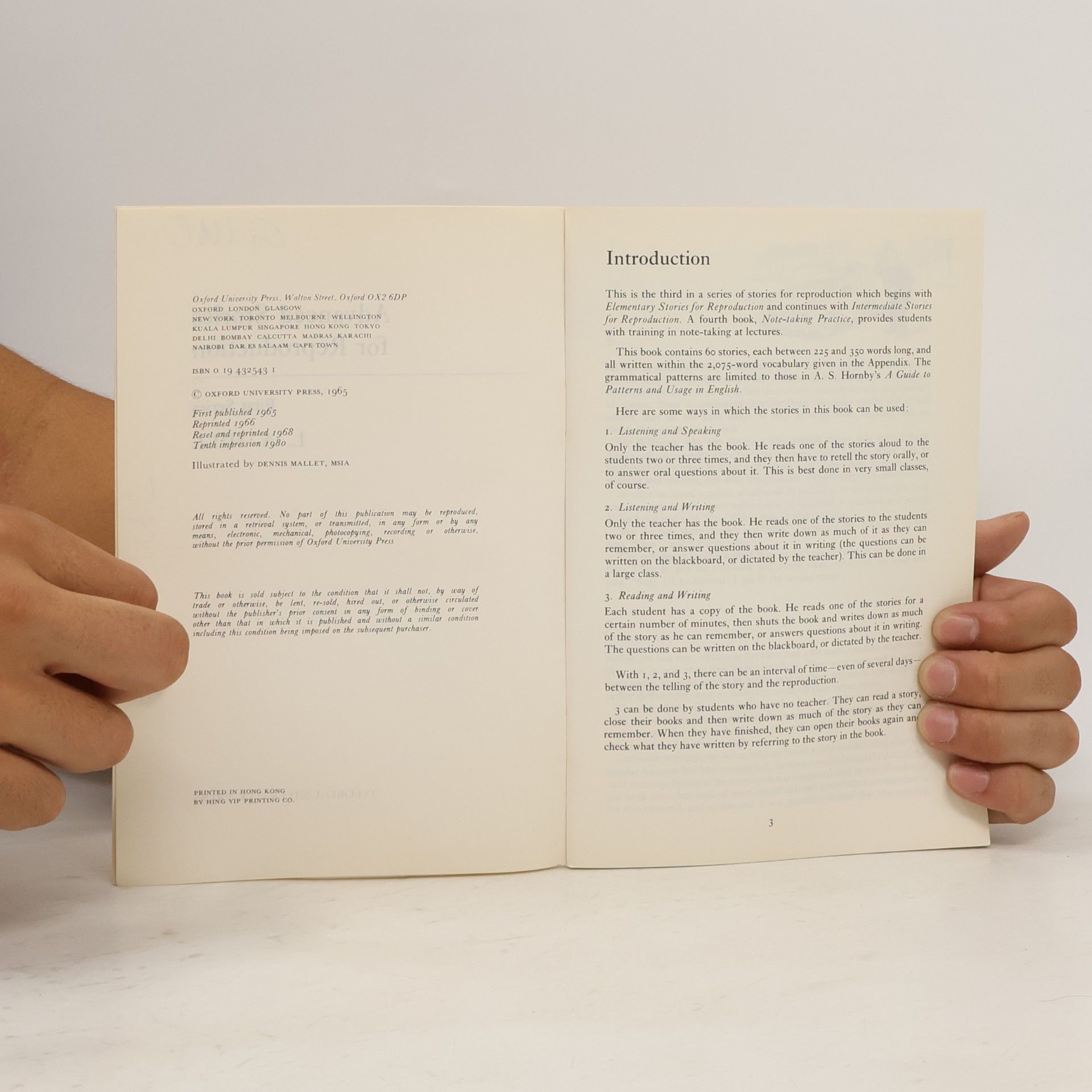 Julia Hill Stories for Reproduction 1 Advanced