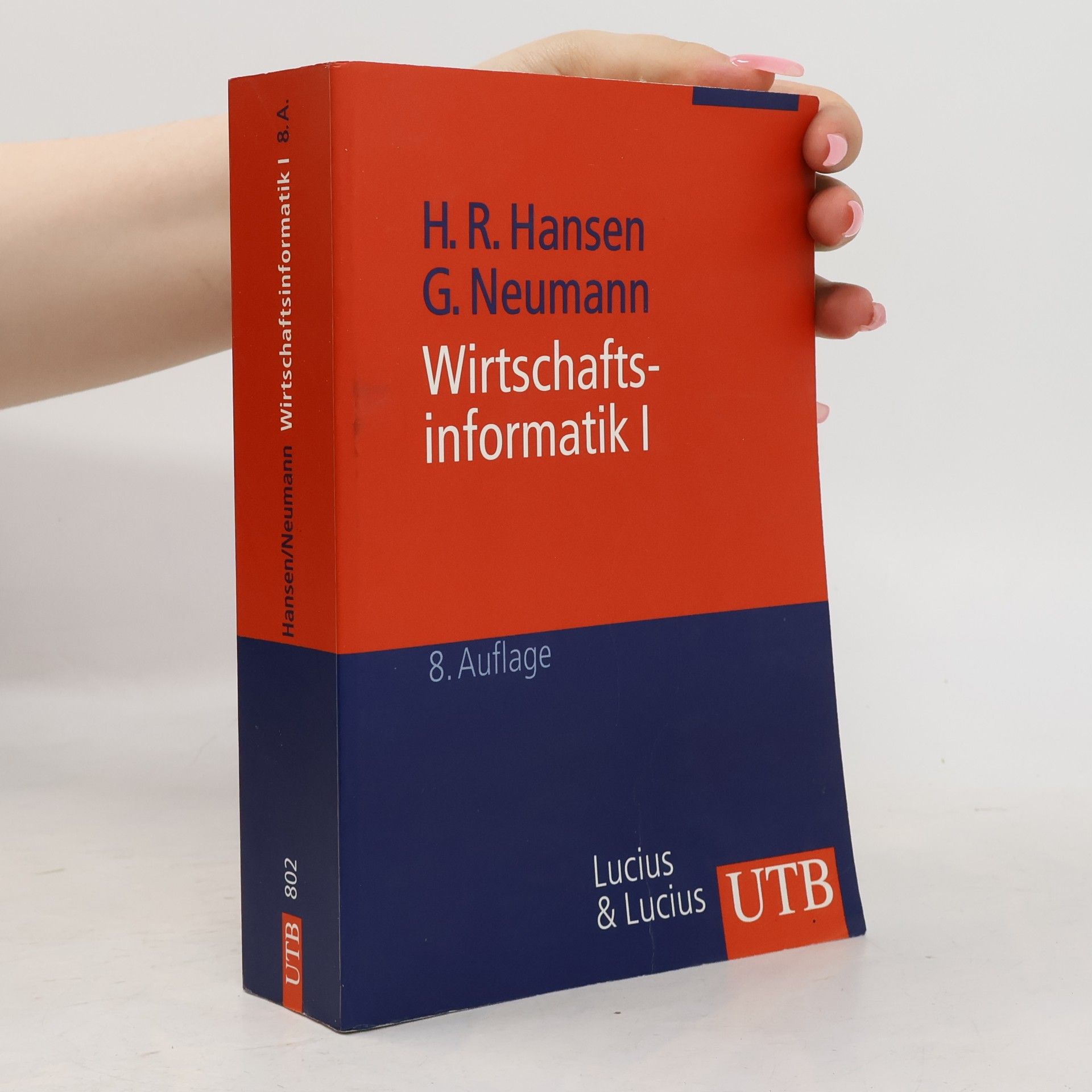 Hans Robert Hansen Wirtschaftsinformatik I