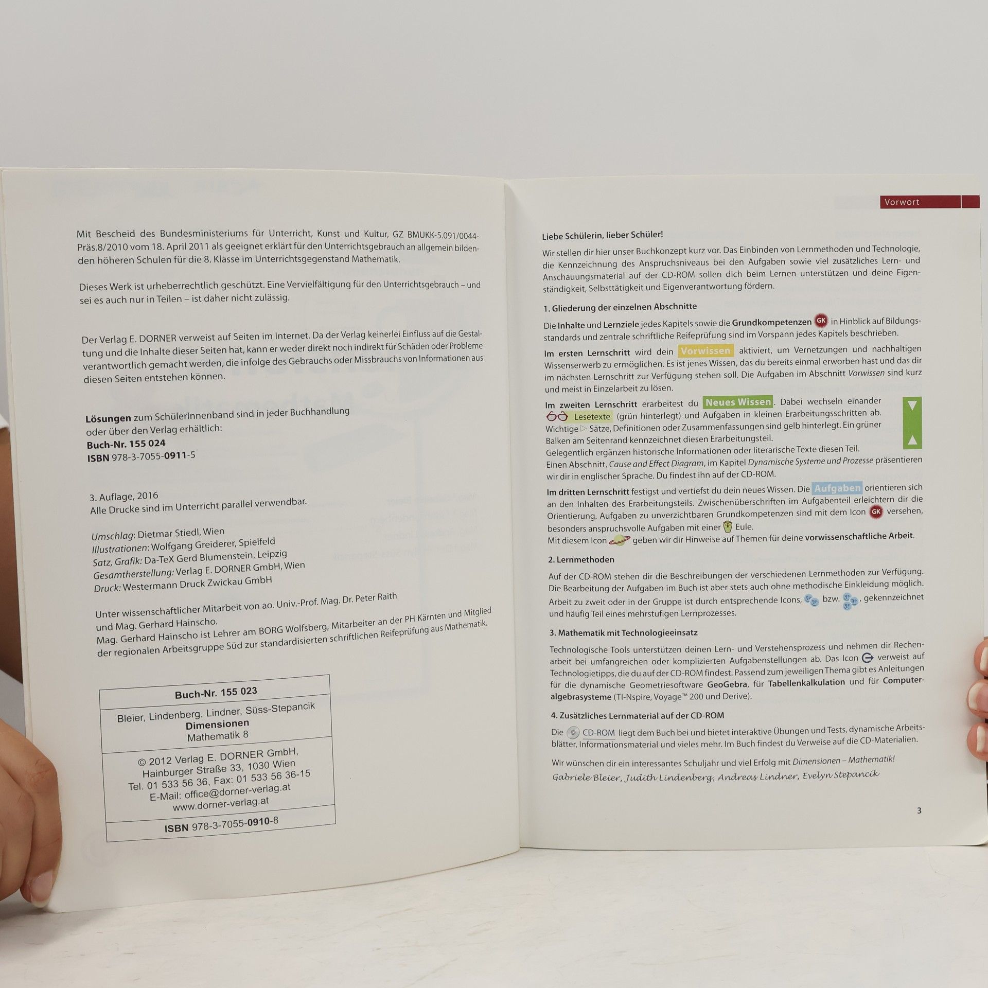 Gabriele Bleier Dimensionen Mathematik 8