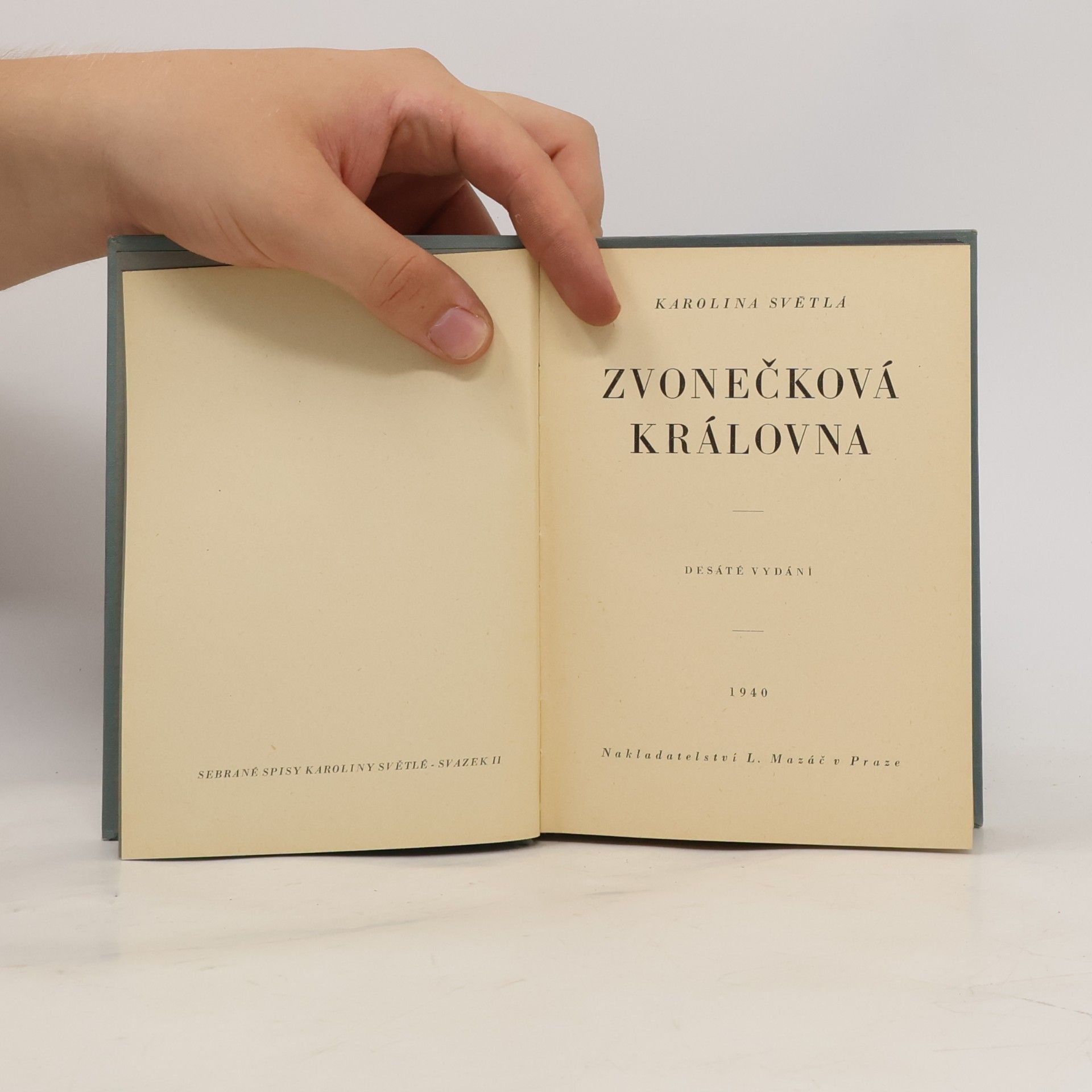 Karolina Světlá Zvonečková královna
