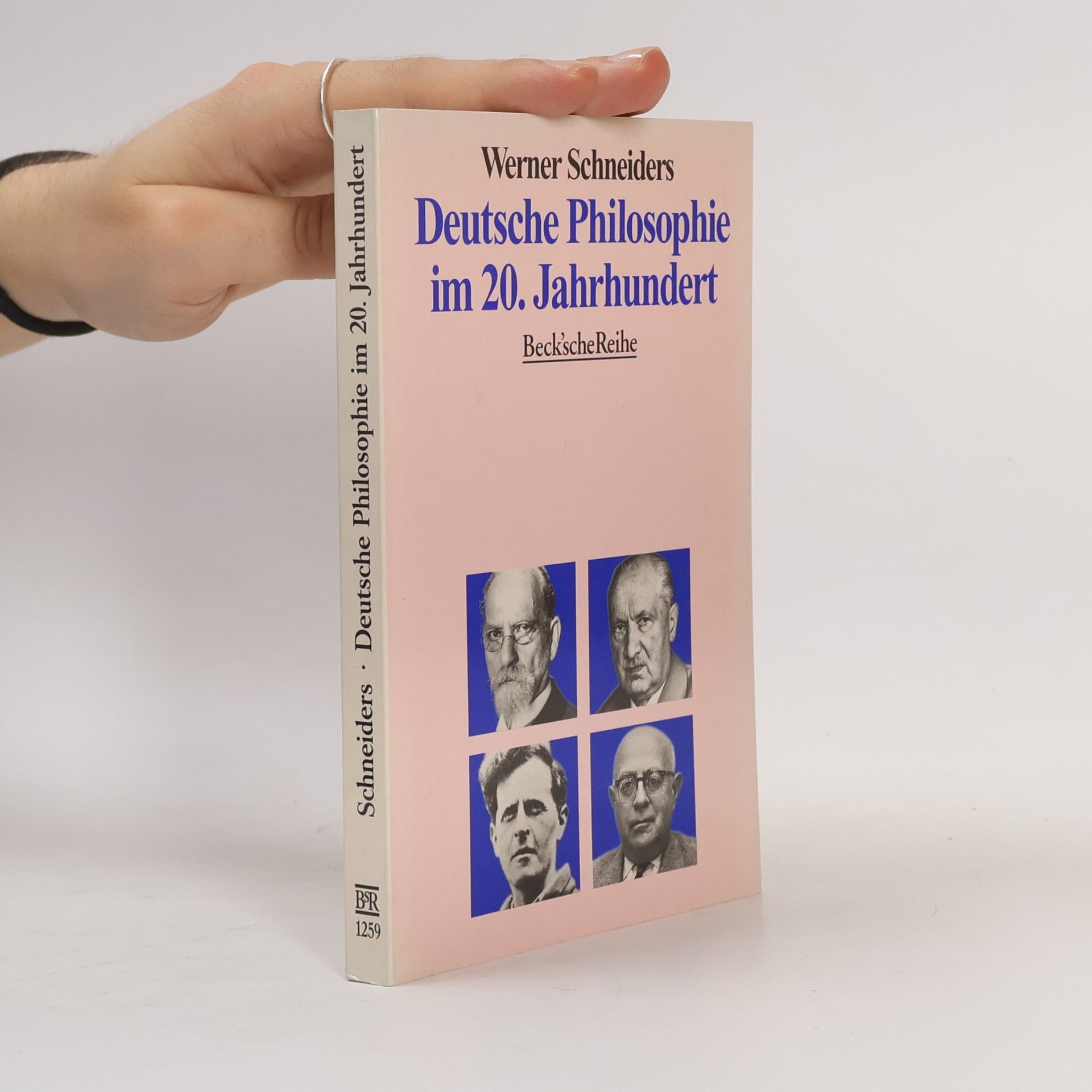 Werner Schneiders Deutsche Philosophie im 20. Jahrhundert
