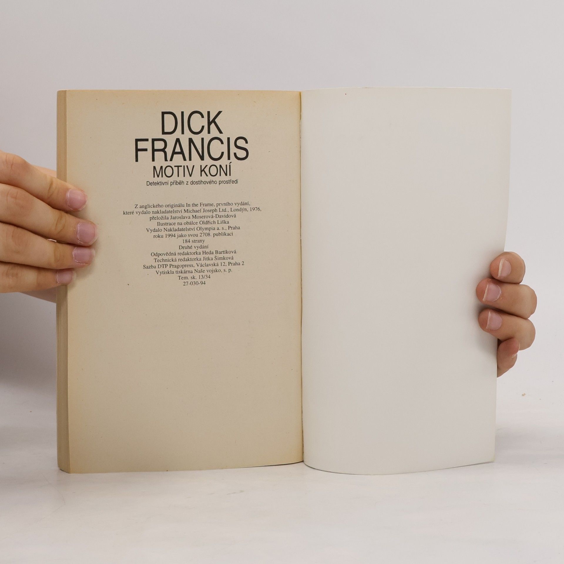Dick Francis Motiv koní