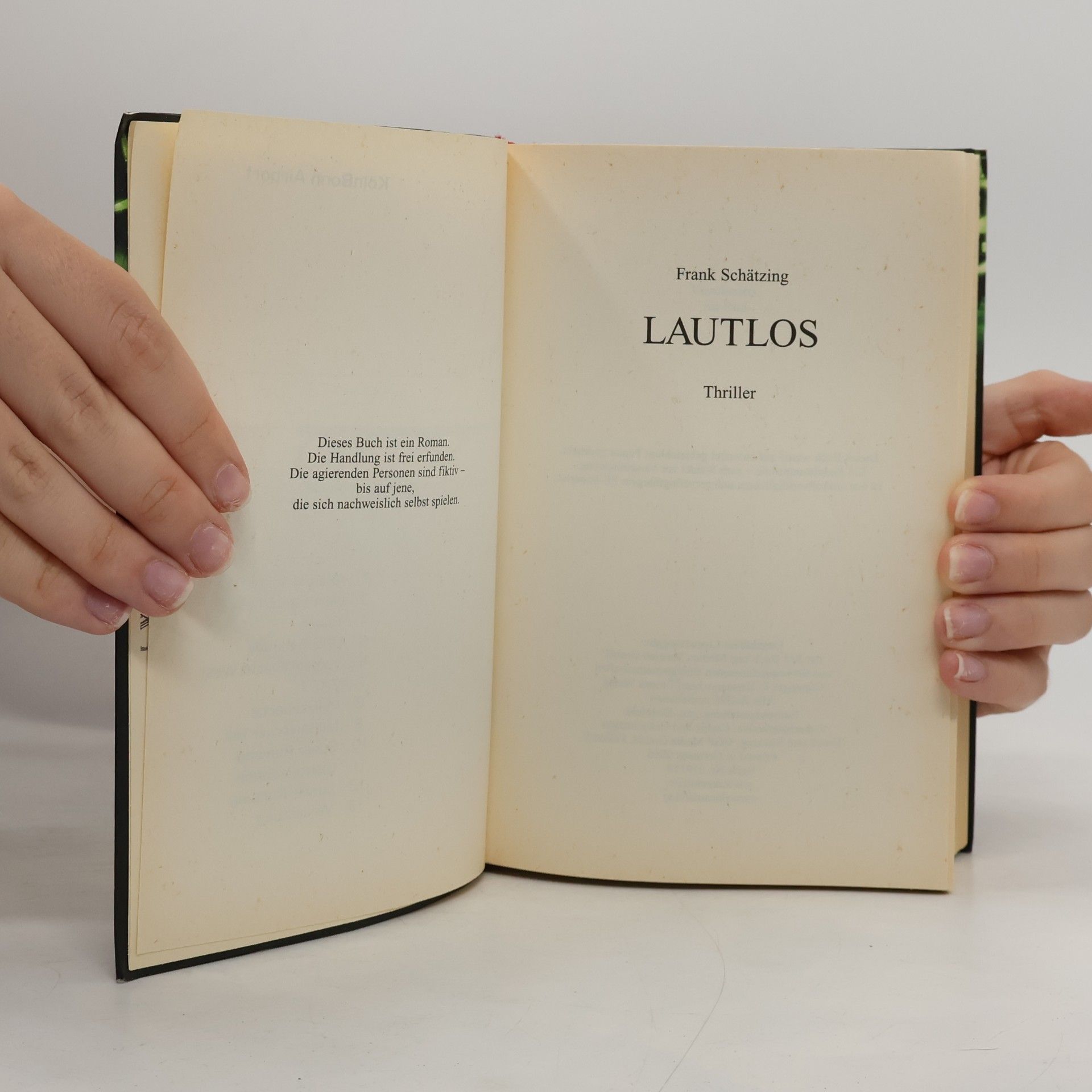 Frank Schätzing Lautlos