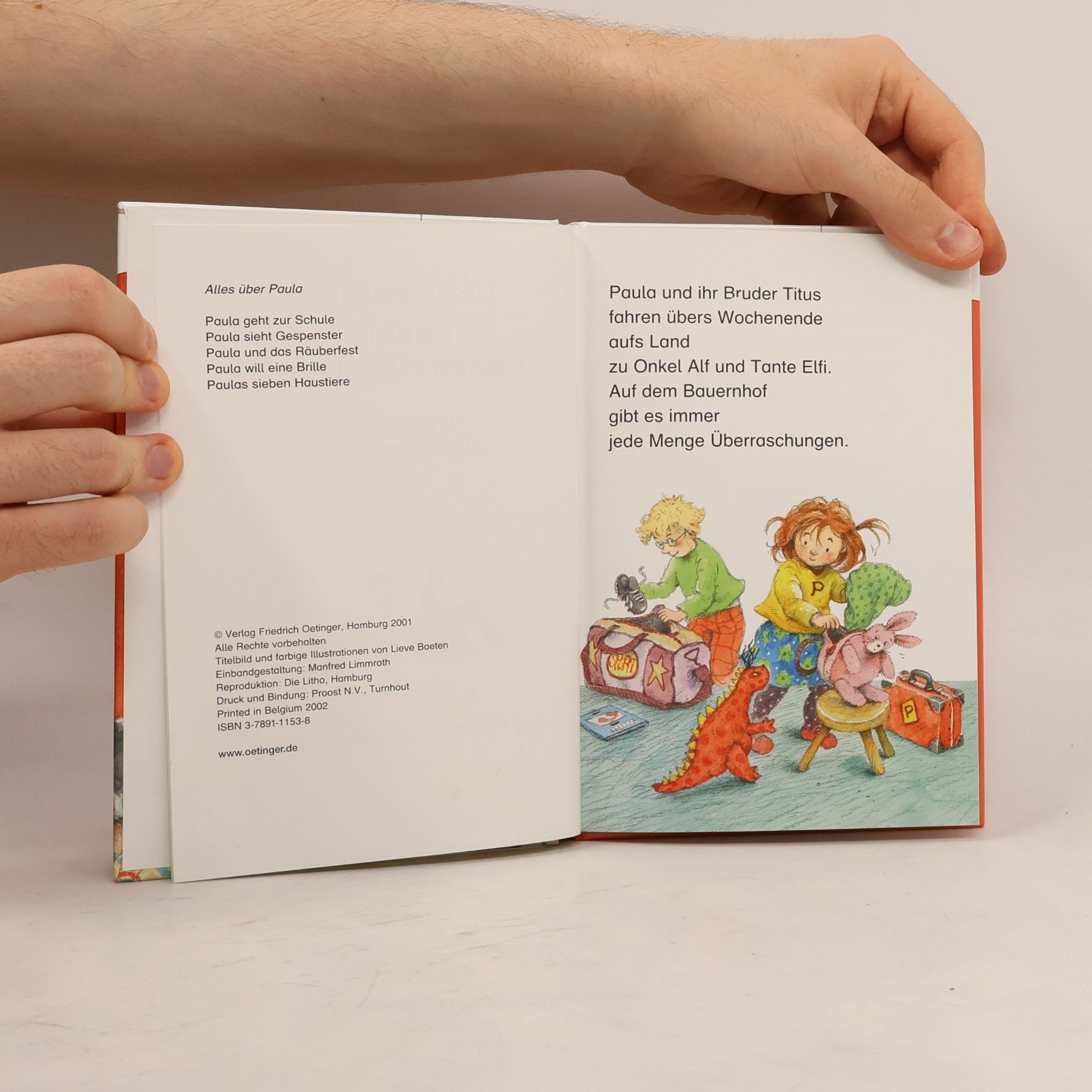 Ursel Scheffler Paulas sieben Haustiere