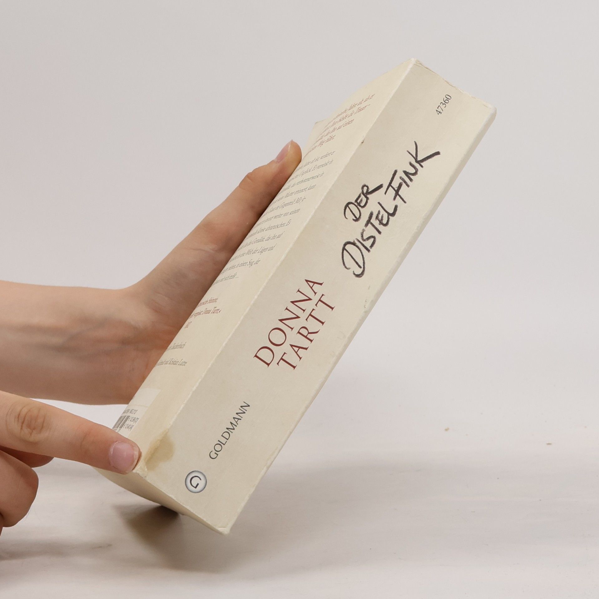 Donna Tartt Der Distelfink