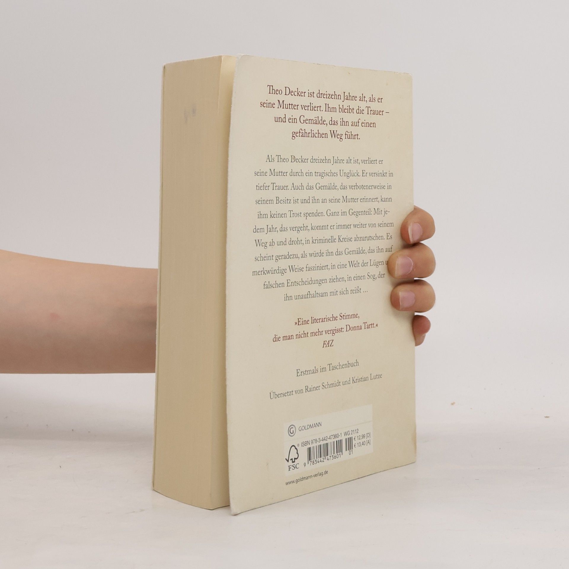 Donna Tartt Der Distelfink