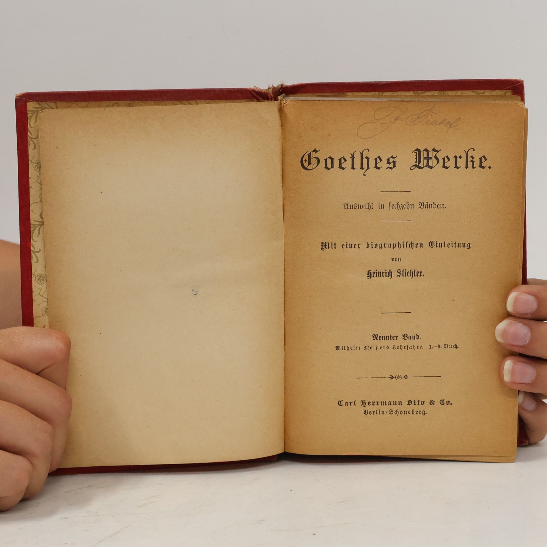Johann Wolfgang von Goethe Goethes Werke 9
