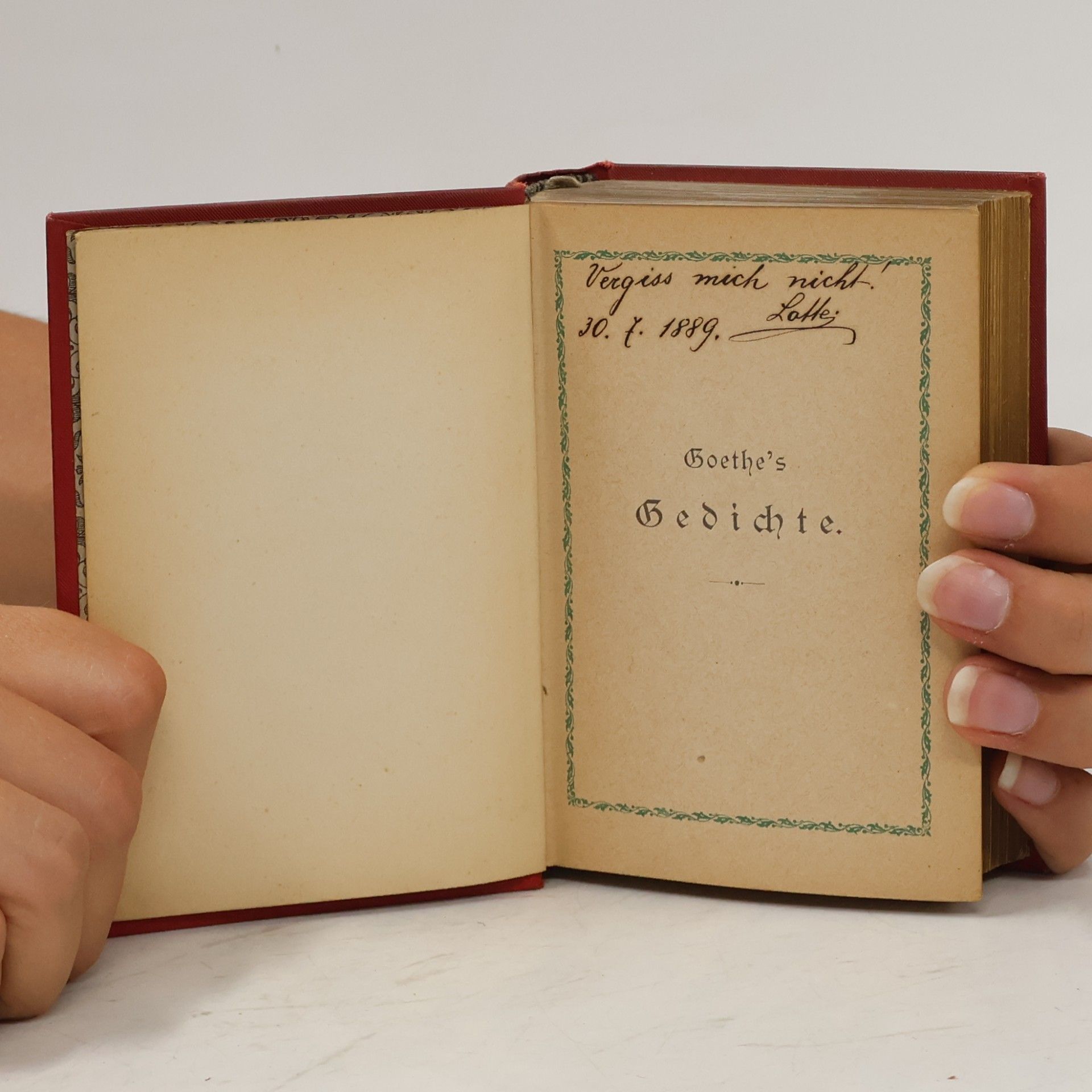 Johann Wolfgang von Goethe Goethe's Gedichte