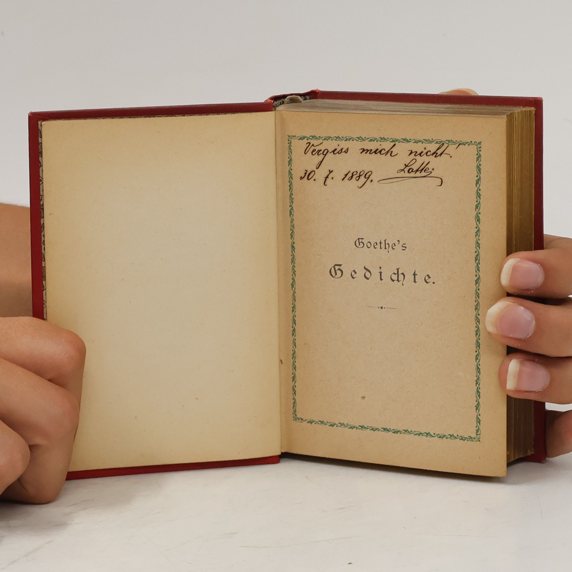 Johann Wolfgang von Goethe Goethe's Gedichte
