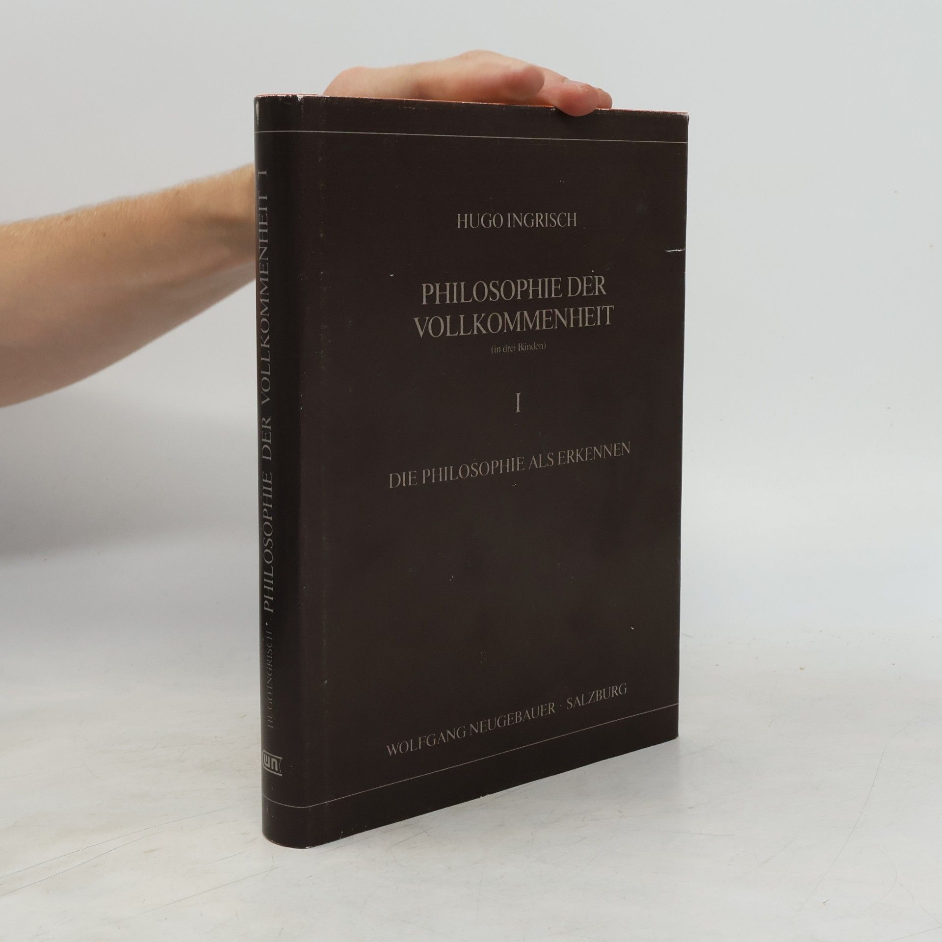 Hugo Ingrisch Philosophie der Vollkommenheit