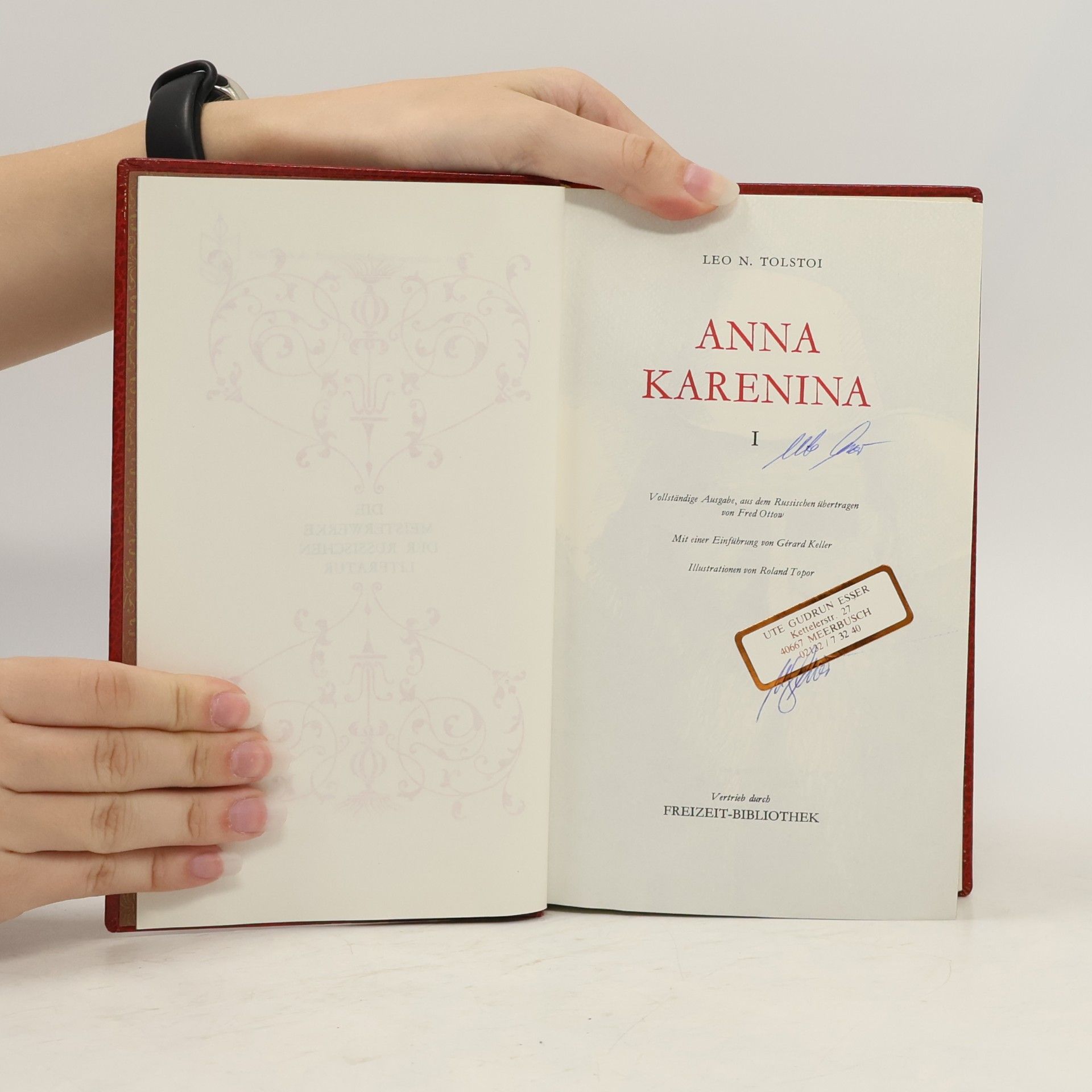 Lew Nikolajewitsch Tolstoi Anna Karenina I.