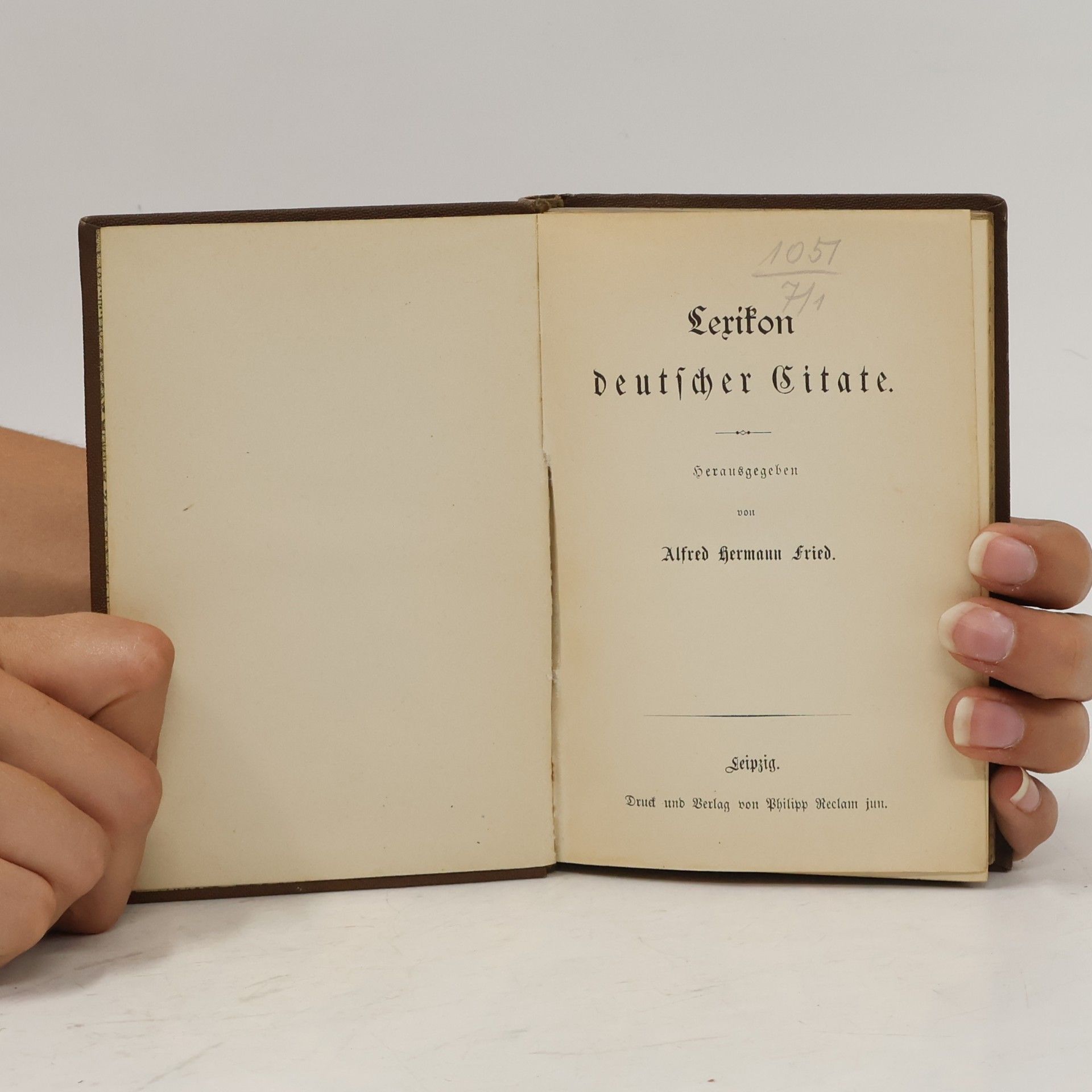 Alfred Hermann Fried Lexikon deutscher Citate
