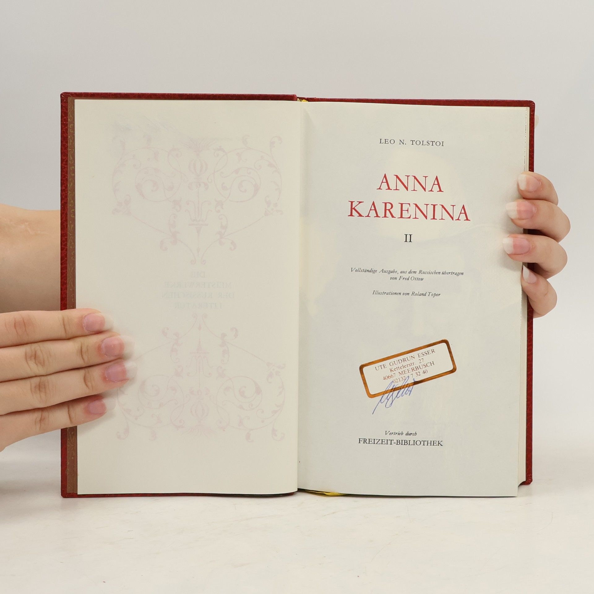 Lew Nikolajewitsch Tolstoi Anna Karenina II