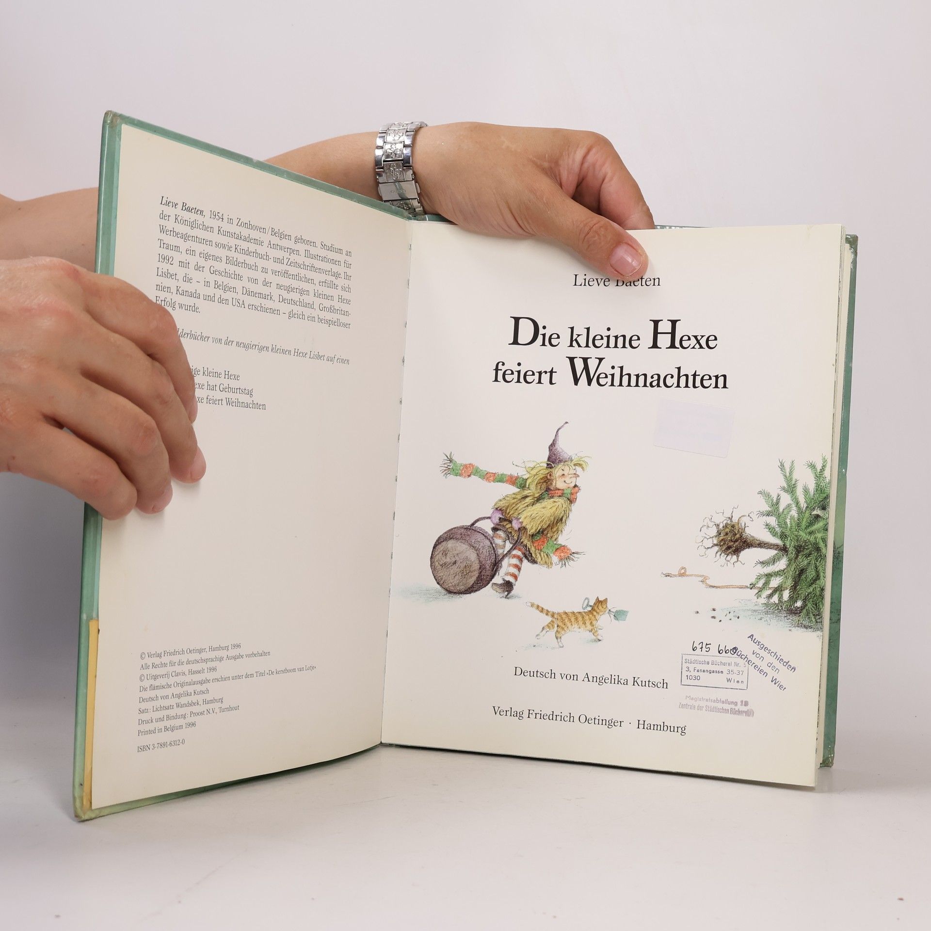 Lieve Baeten Die kleine Hexe feiert Weihnachten