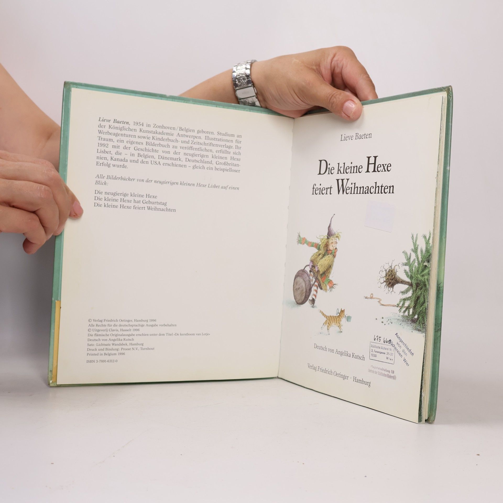 Lieve Baeten Die kleine Hexe feiert Weihnachten