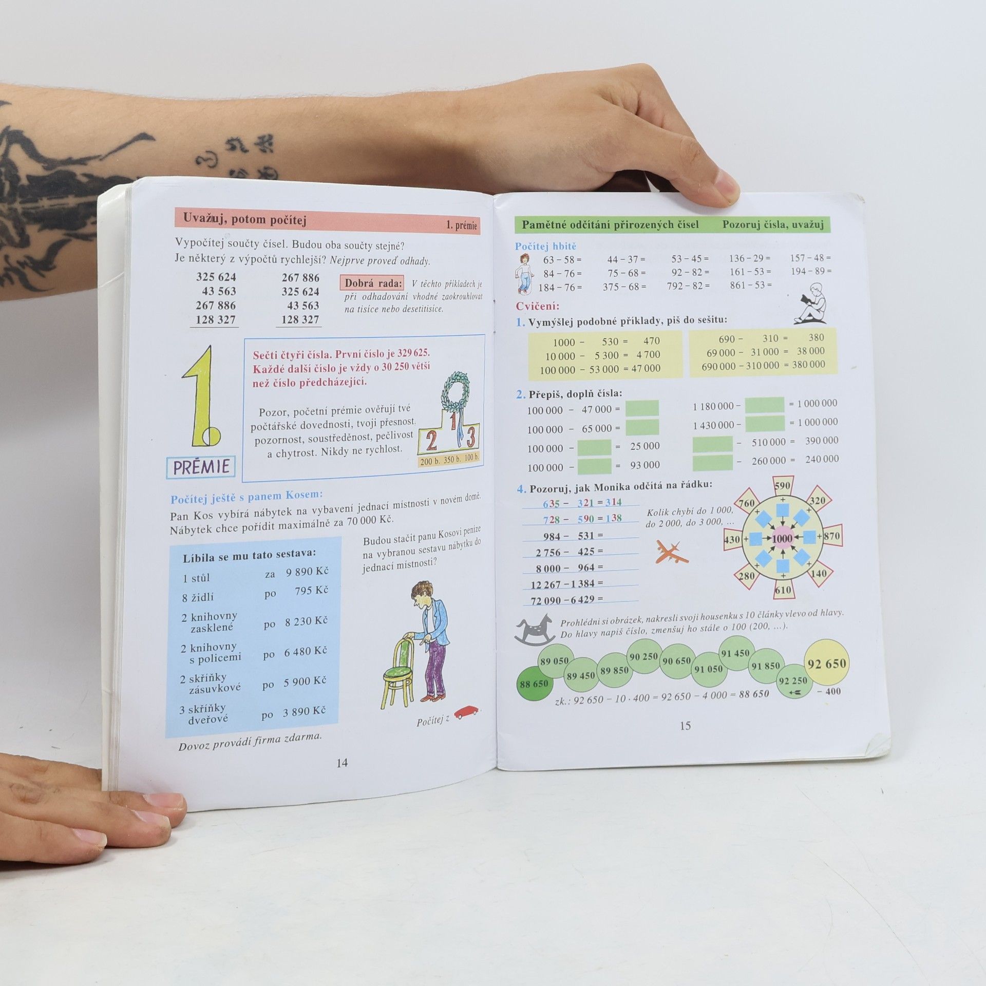 Zdena Rosecká Uvažuj, odhaduj, počítej ; Jak je lehká geometrie : učebnice matematiky pro 5. ročník