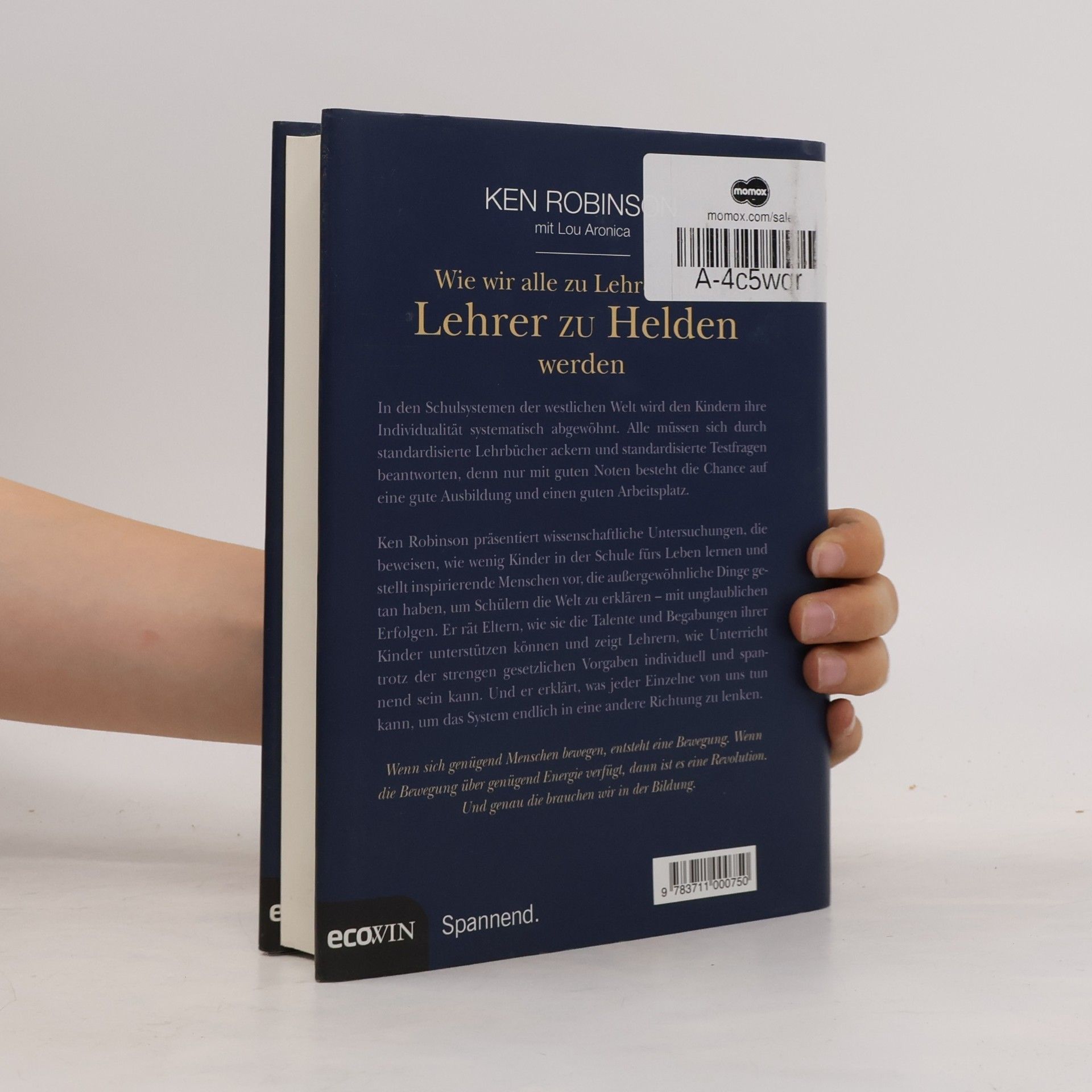 Ken Robinson Wie wir alle zu Lehrern und Lehrer zu Helden werden