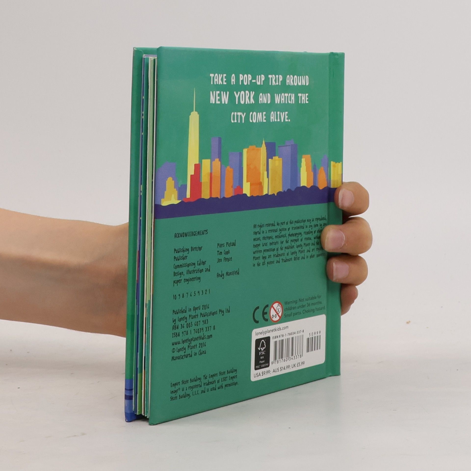 Andy Mansfield Lonely Planet Kids Pop-up New York