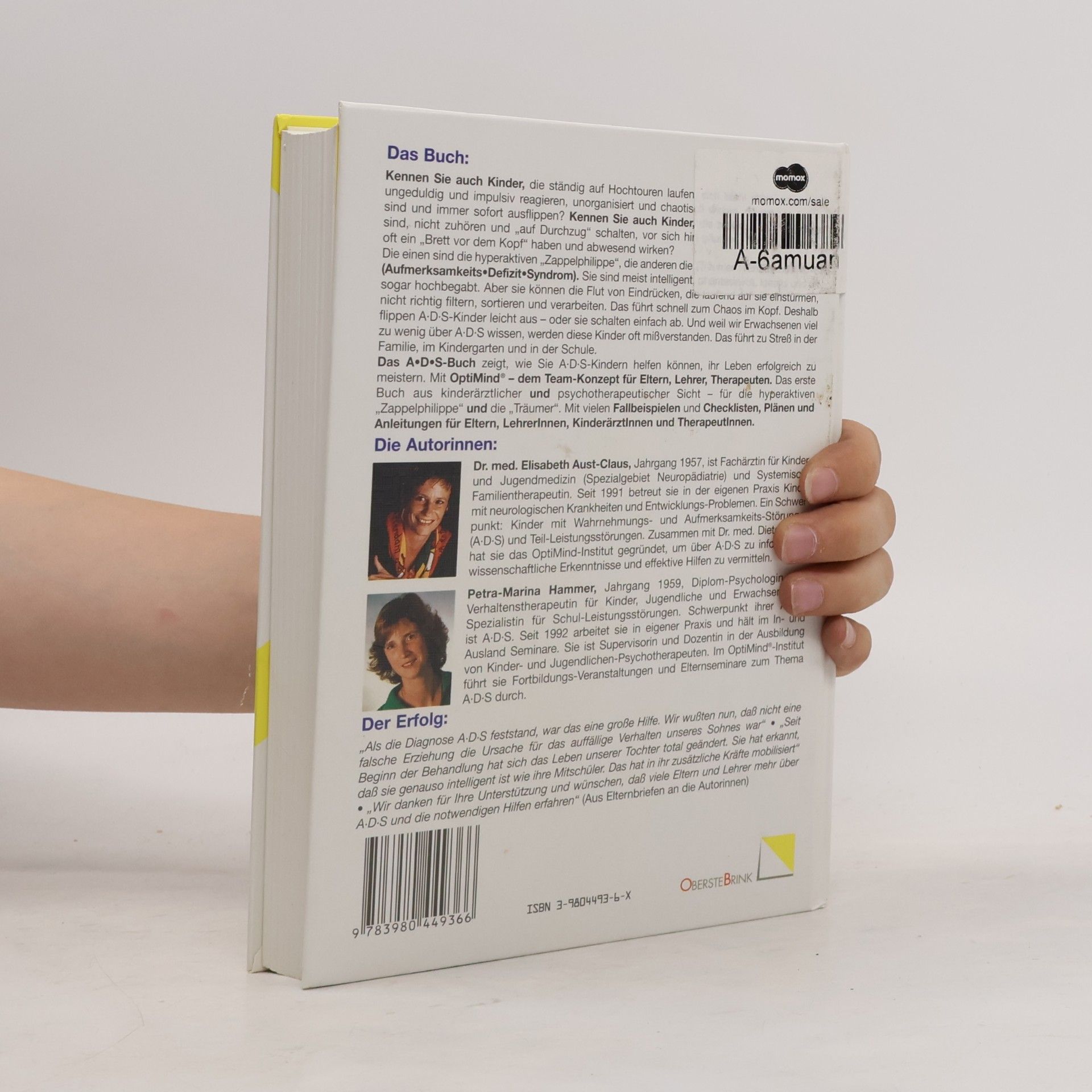 Elisabeth Aust Claus Das A-D-S-Buch