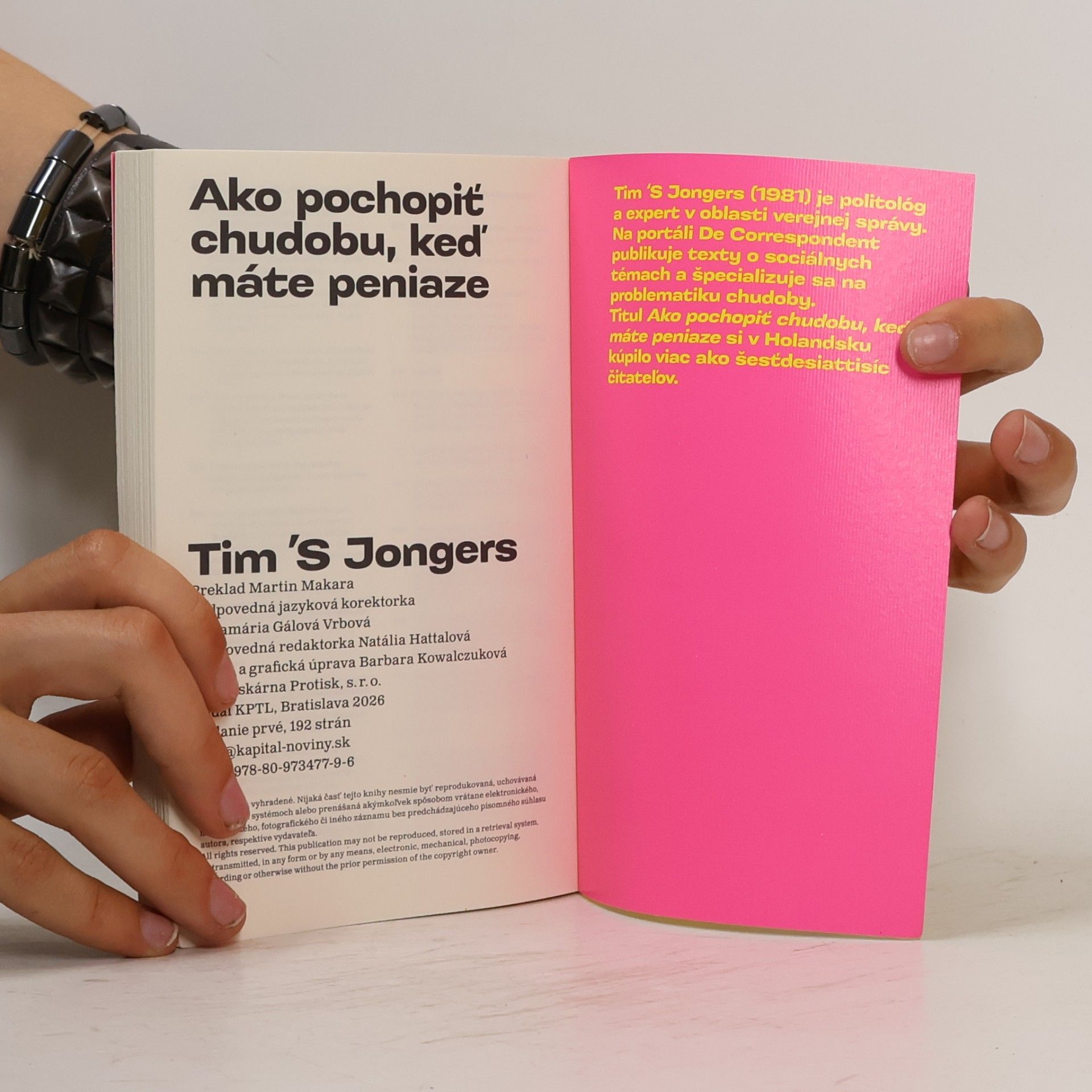 Tim 'S Jongers Ako pochopiť chudobu, keď máte peniaze