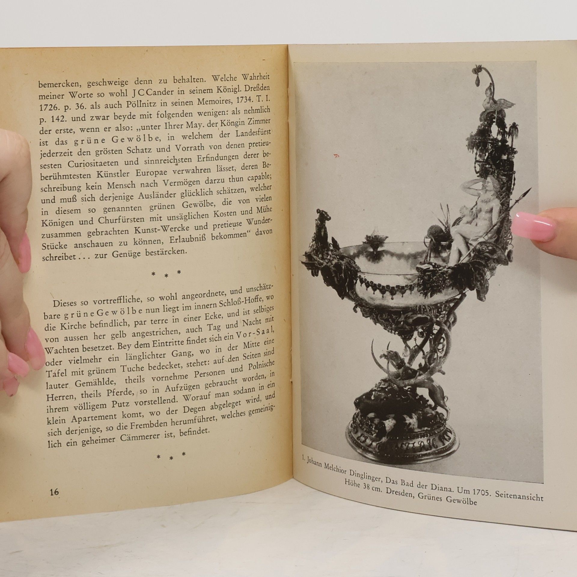 Collectif d'auteurs Das Bad der Diana von Johann Melchior Dinglinger