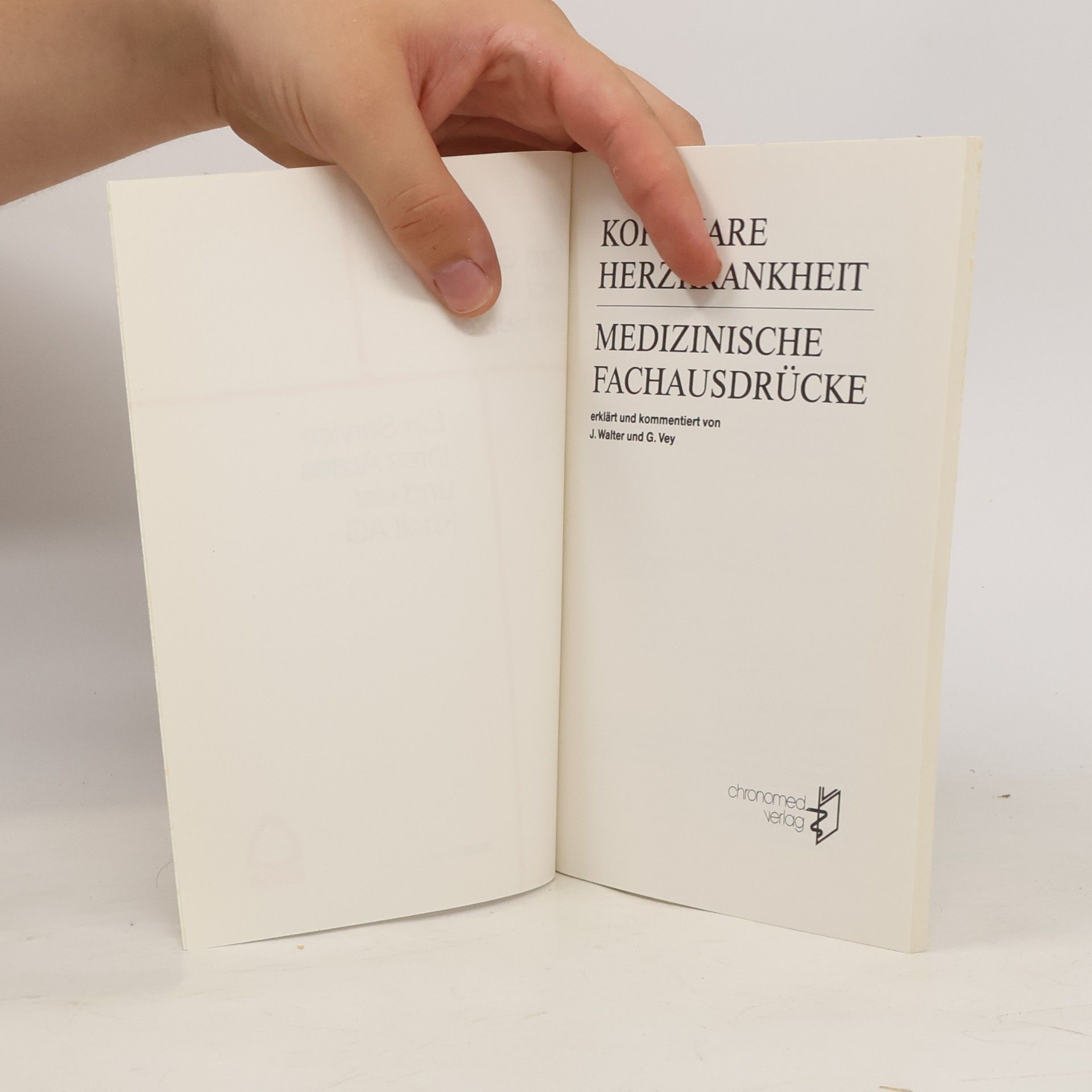 Josef Walter Koronare Herzkrankheit