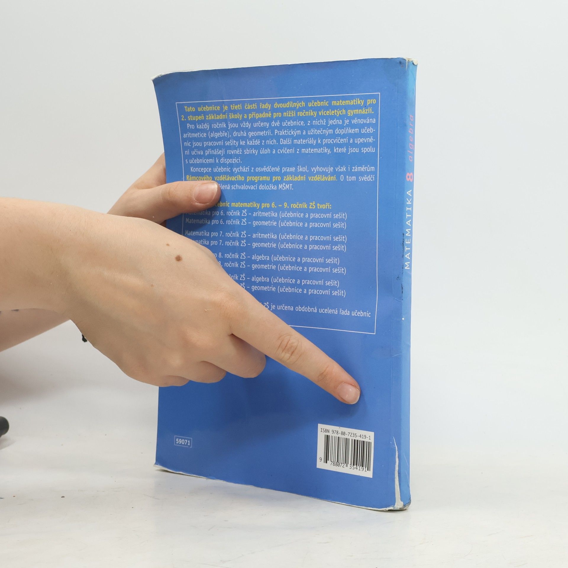 Zdeněk Půlpán Matematika 8 pro základní školy : algebra