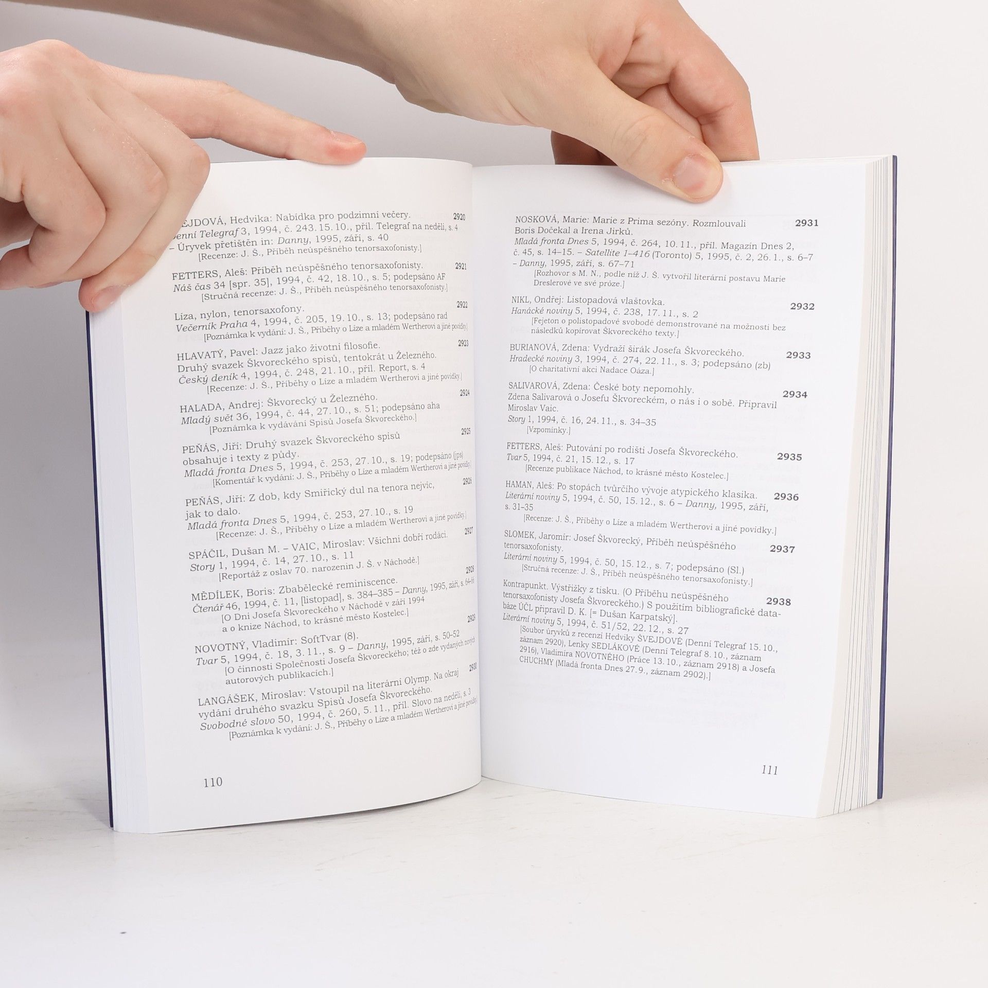 Michal Přibáň Bibliografie Josefa Škvoreckého