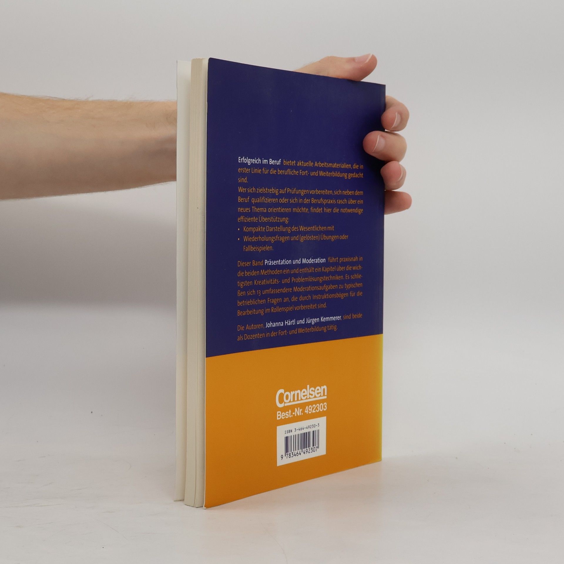 Dr. Johanna Härtl Präsentation und Moderation. Arbeitsbuch für die Fort- und Weiterbildung
