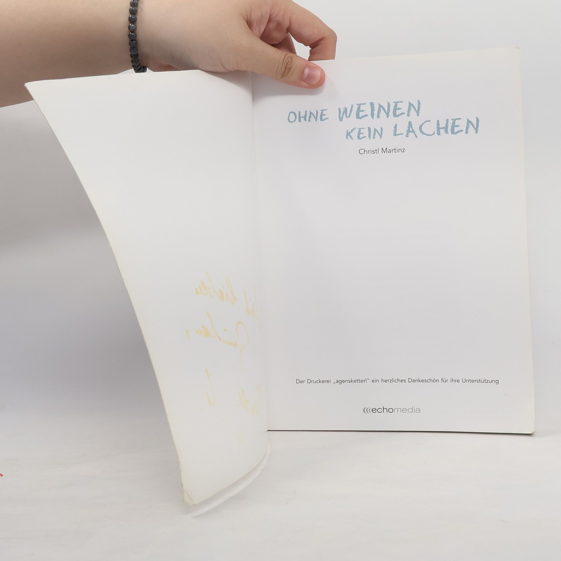 Christl Martinz Ohne Weinen kein Lachen