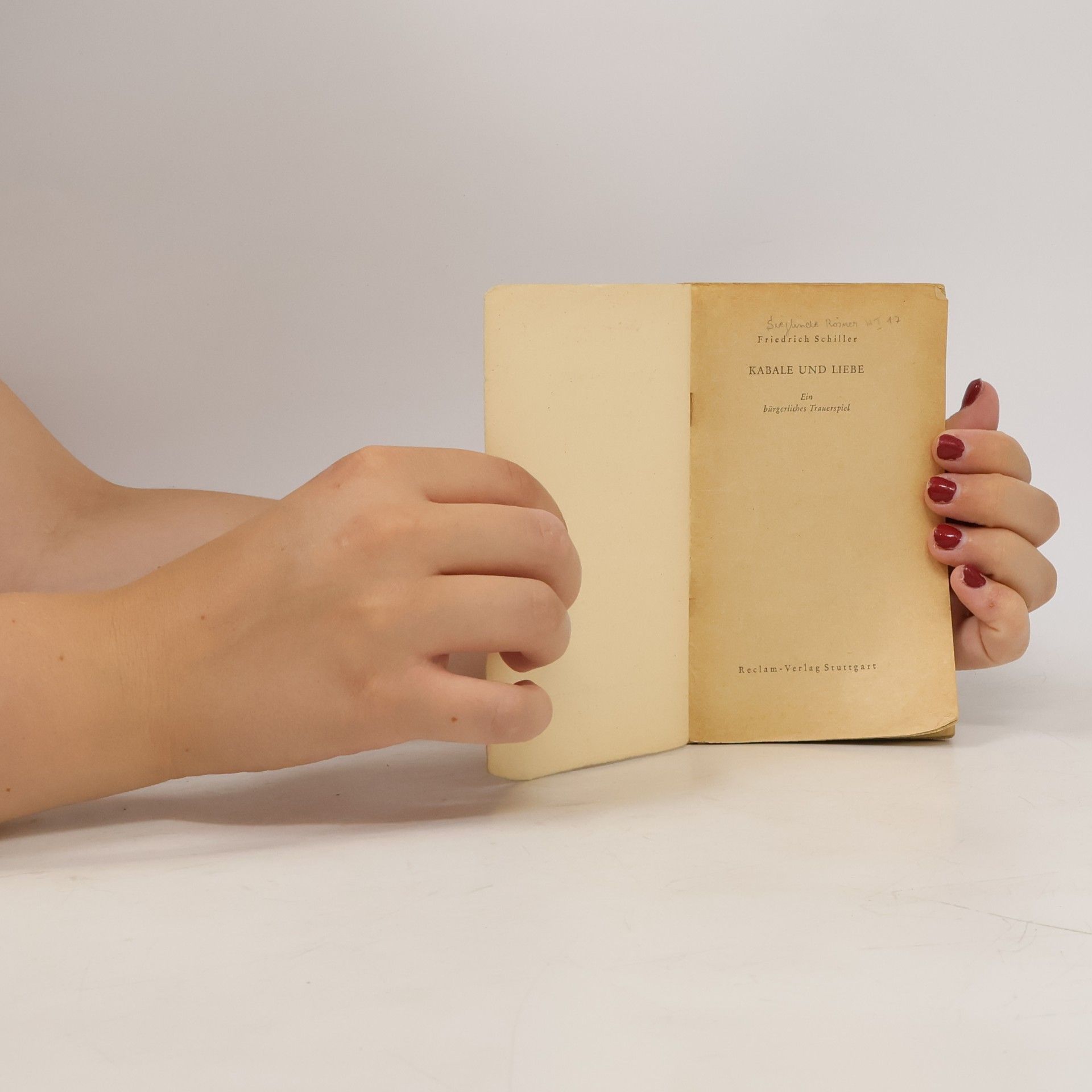 Friedrich Schiller Kabale und Liebe