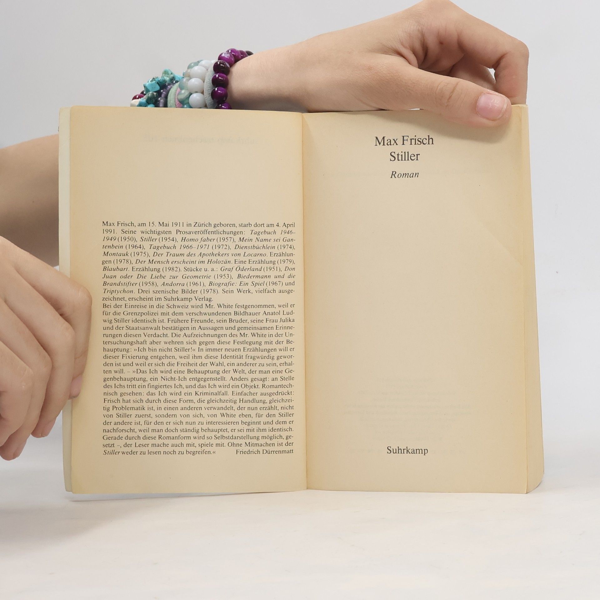 Max Frisch Stiller